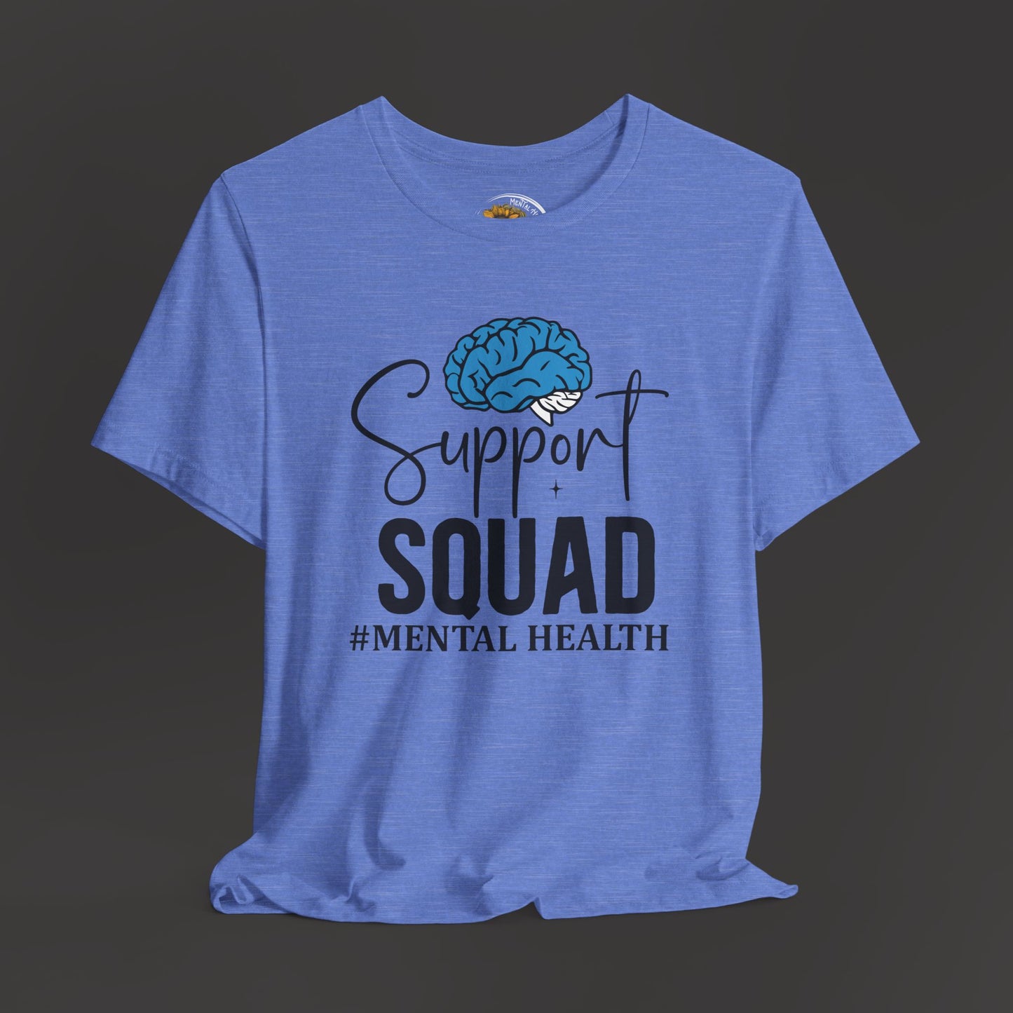 Support Squad Mental Health Awareness T-Shirt – Brain Plug-In Graphic Tee - Mental Health Wear TN