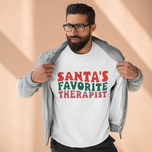 Santa's Favorite Therapist Sweatshirt