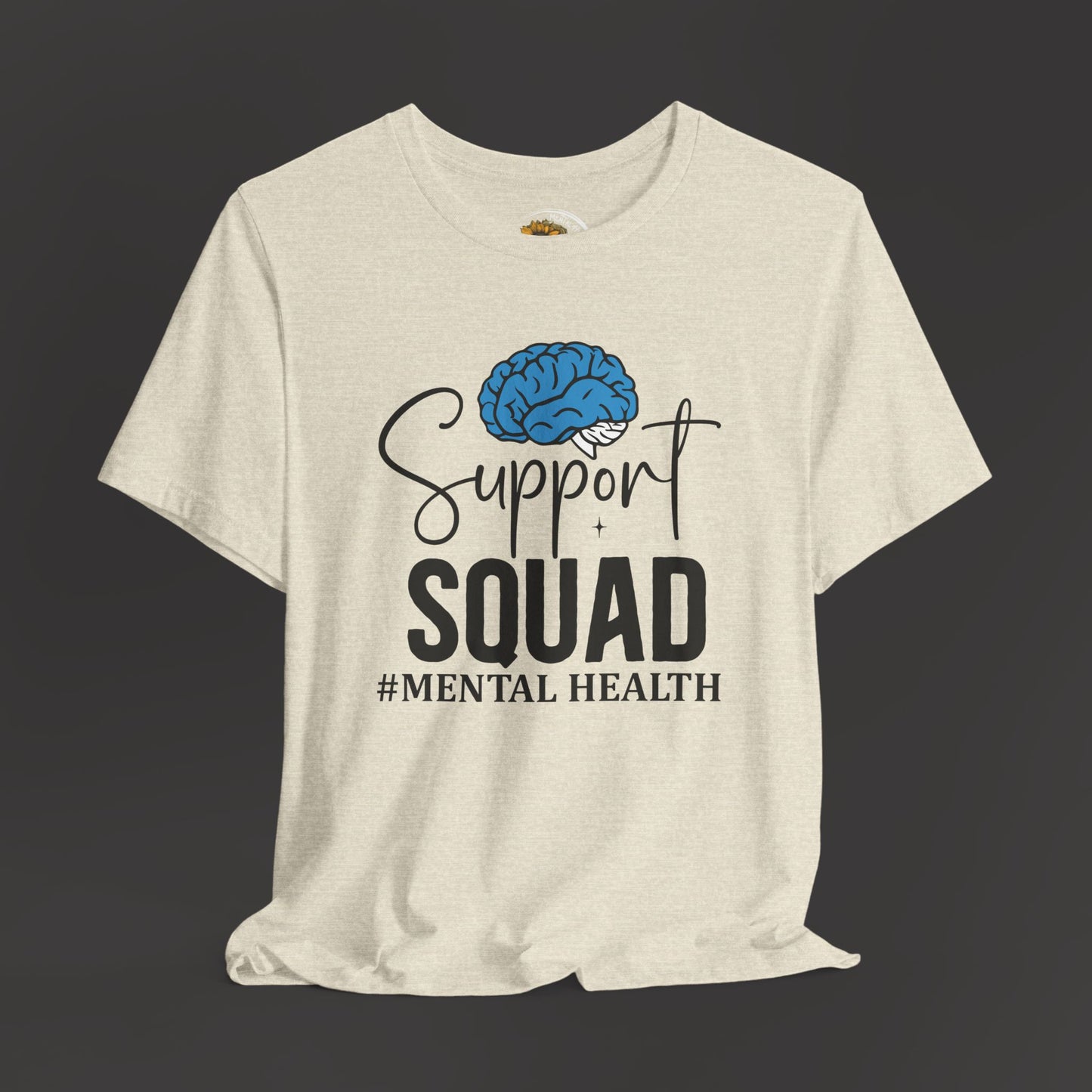 Support Squad Mental Health Awareness T-Shirt – Brain Plug-In Graphic Tee - Mental Health Wear TN