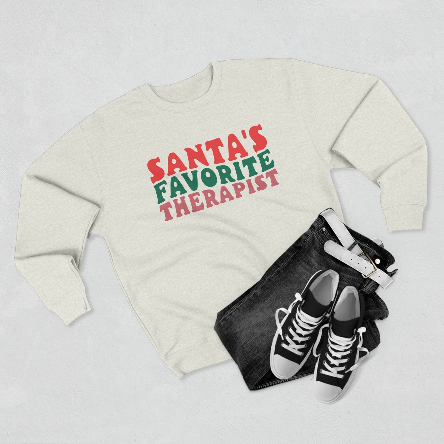 Santa's Favorite Therapist Sweatshirt