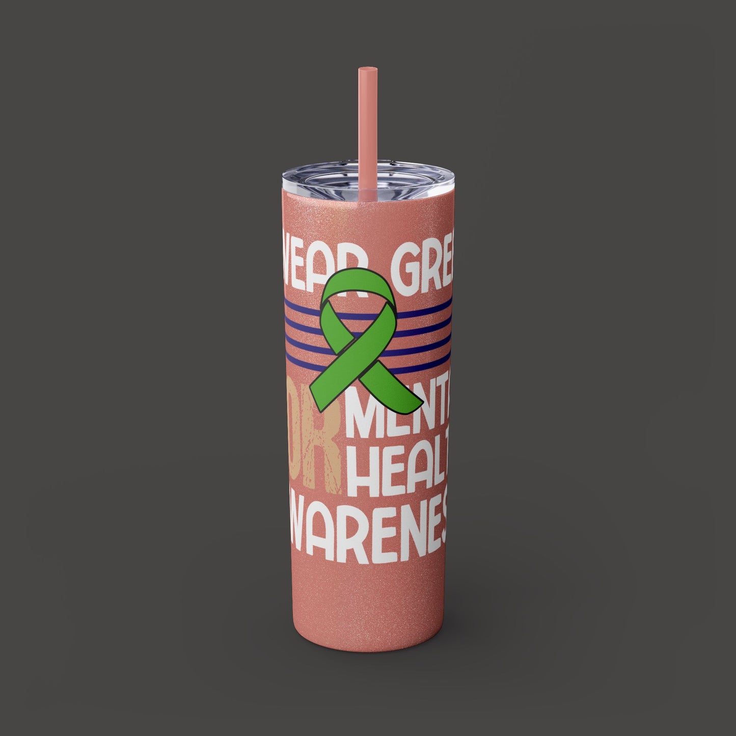 Mental Health Awareness 20oz Tumbler – Support HopeUnited.org – Insulated Stainless Steel Travel Mug - Mental Health Wear TN