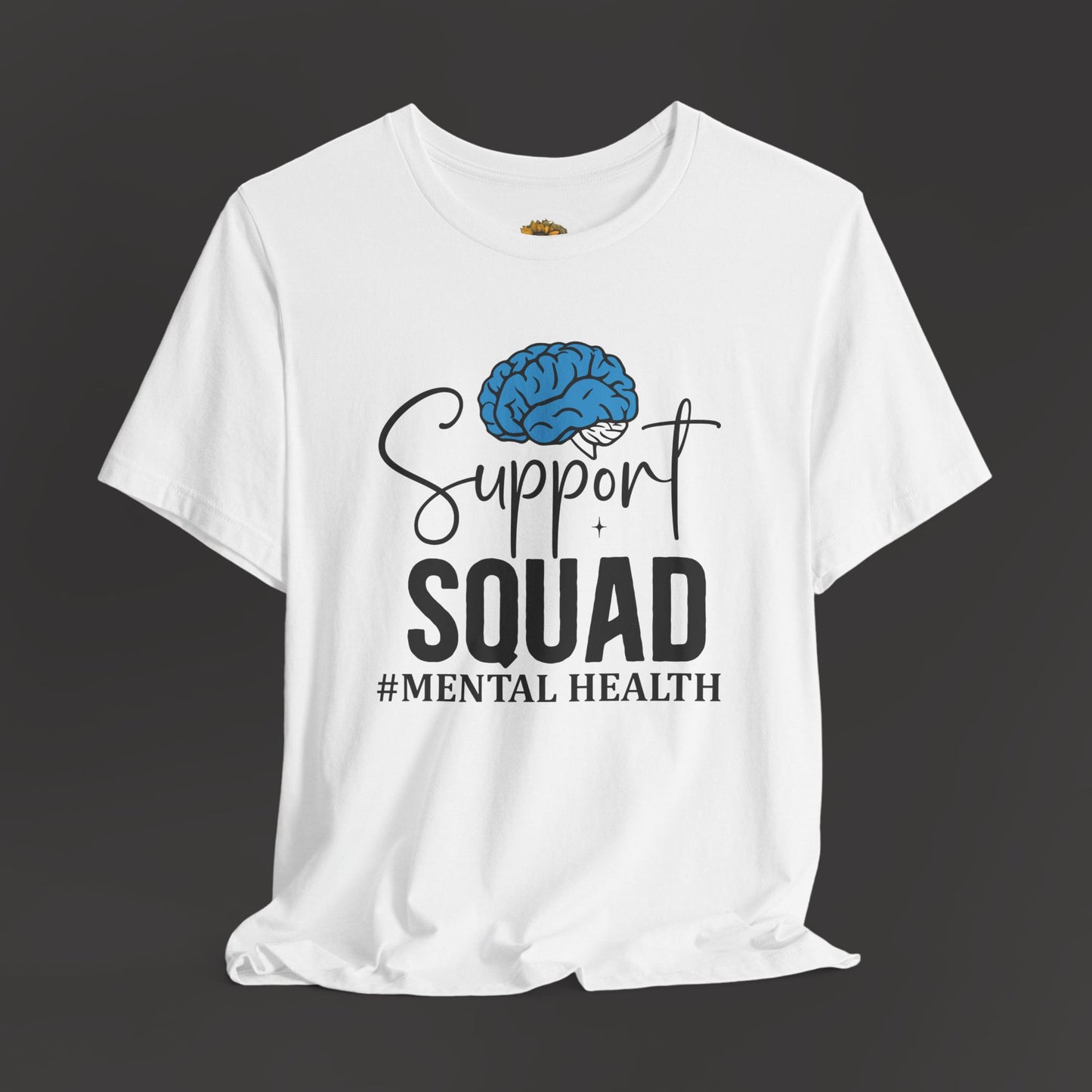 Support Squad Mental Health Awareness T-Shirt – Brain Plug-In Graphic Tee - Mental Health Wear TN
