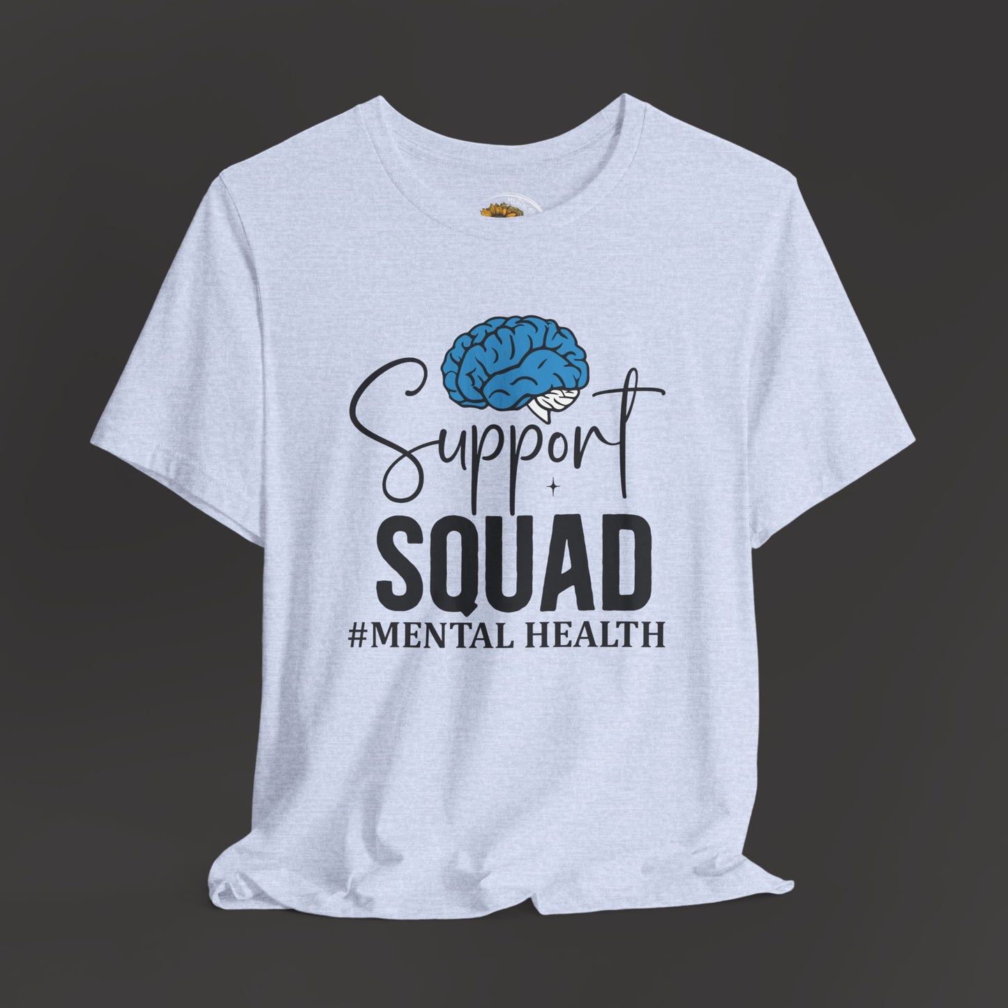 Support Squad Mental Health Awareness T-Shirt – Brain Plug-In Graphic Tee - Mental Health Wear TN
