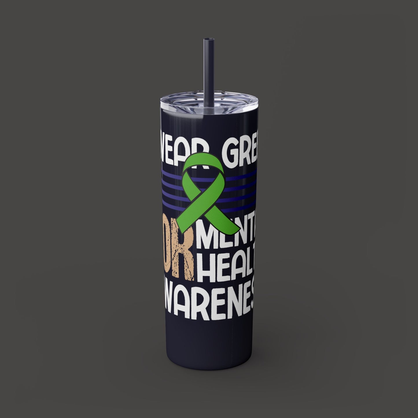 Mental Health Awareness 20oz Tumbler – Support HopeUnited.org – Insulated Stainless Steel Travel Mug - Mental Health Wear TN