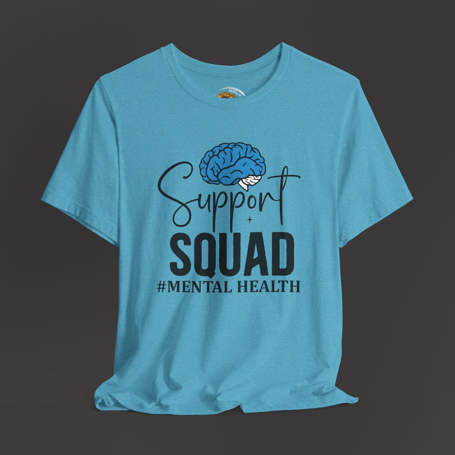 Support Squad Mental Health Awareness T-Shirt – Brain Plug-In Graphic Tee - Mental Health Wear TN