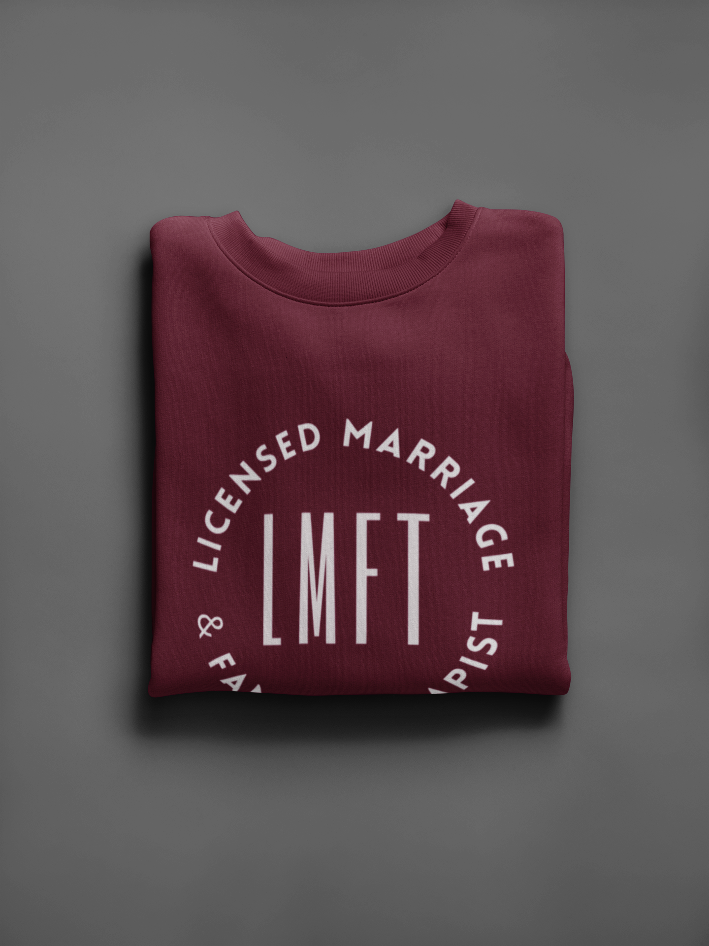 LMFT- Licensed Marriage and Family Therapist- Occupational Title- Unisex