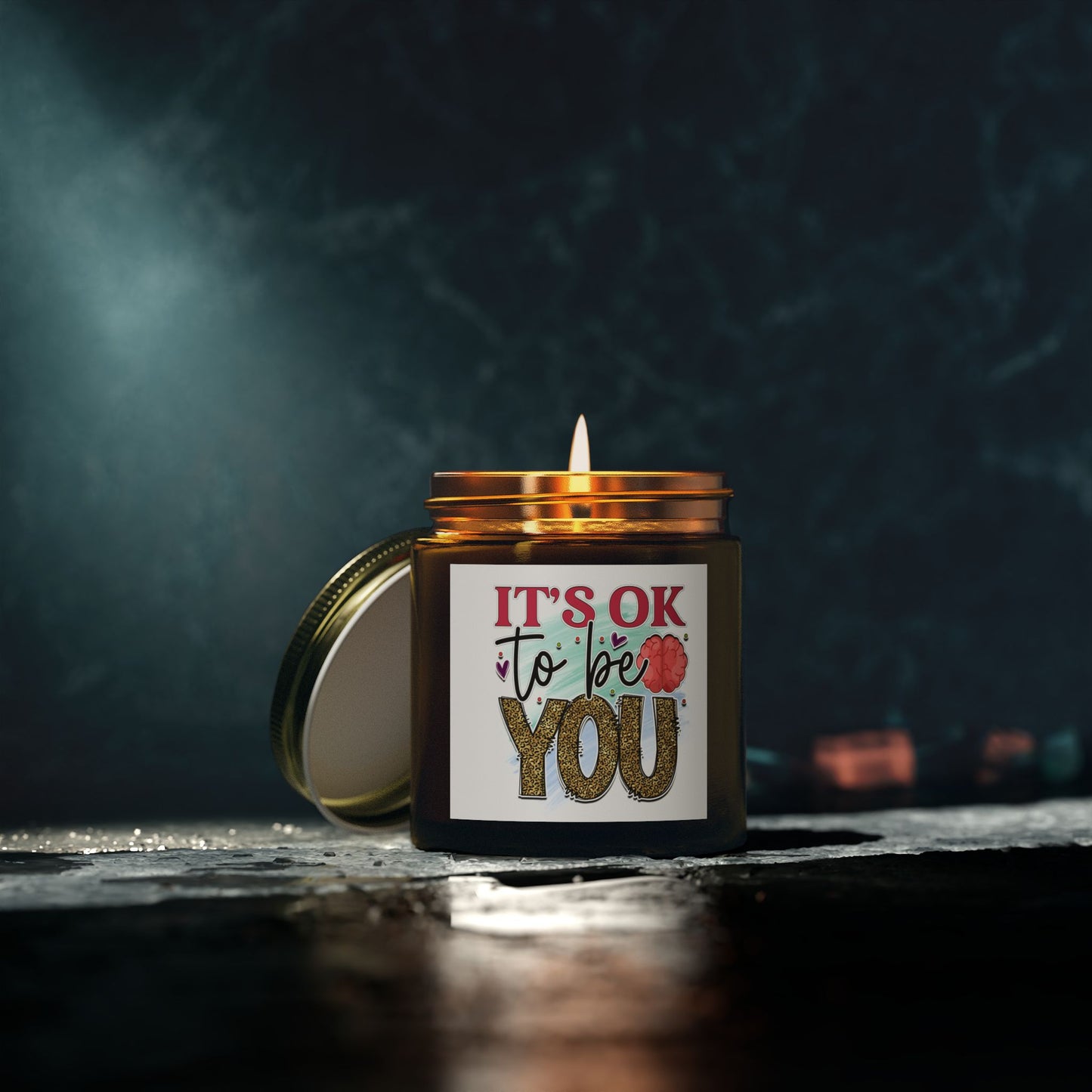 Inspirational Coconut Candle 4oz - Mental Health Wear TN