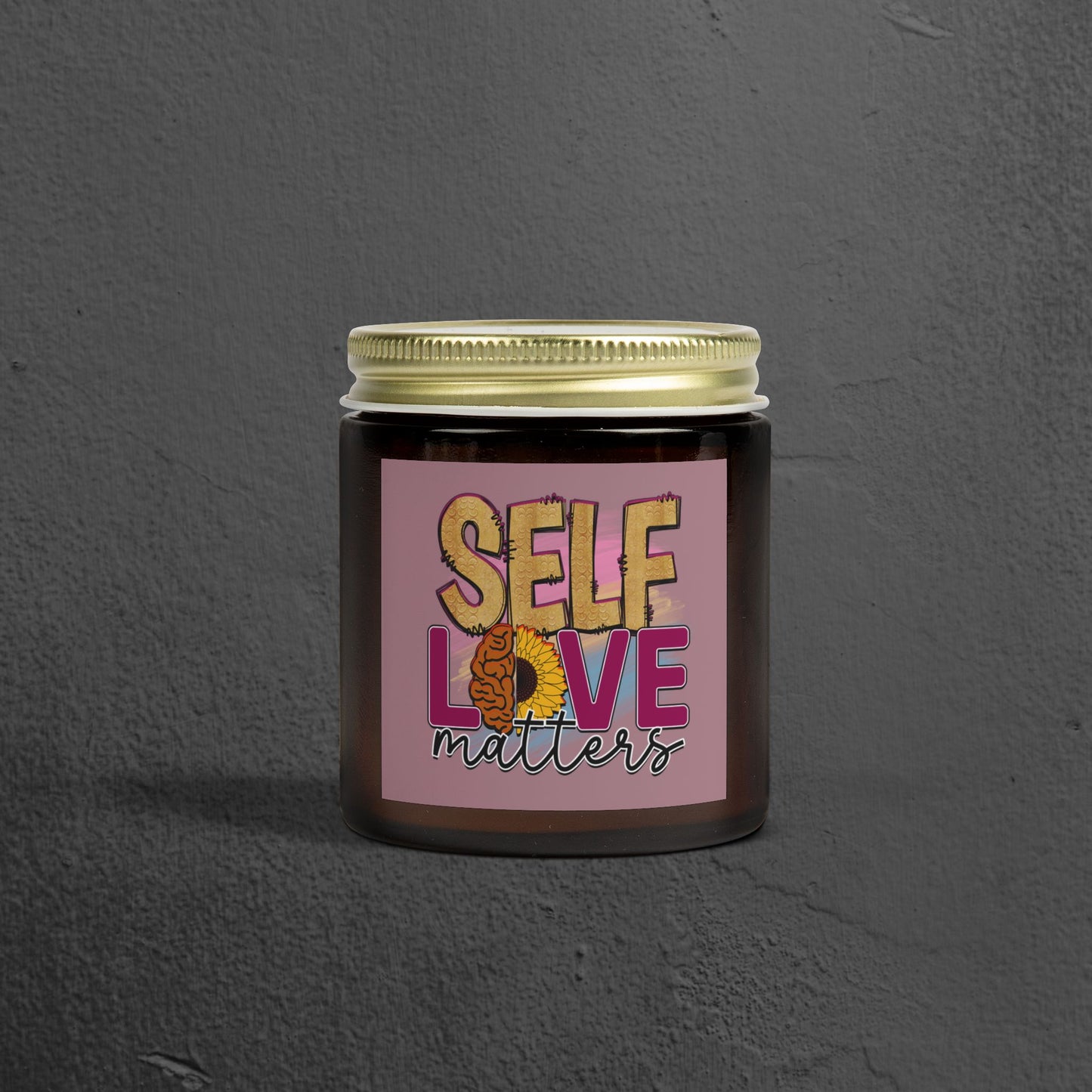 Inspirational Self-Love Message Candle 4oz - Mental Health Wear TN