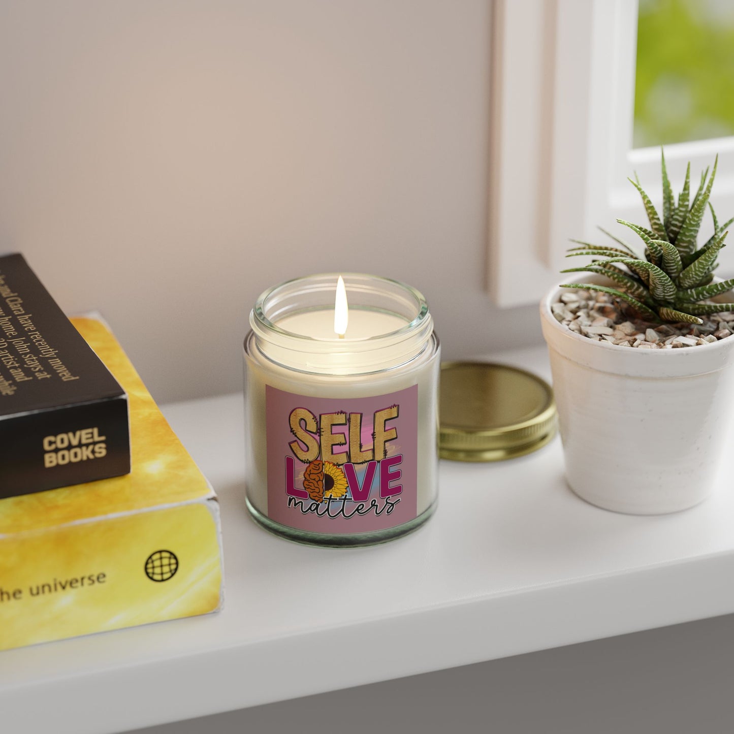 Inspirational Self-Love Message Candle 4oz - Mental Health Wear TN