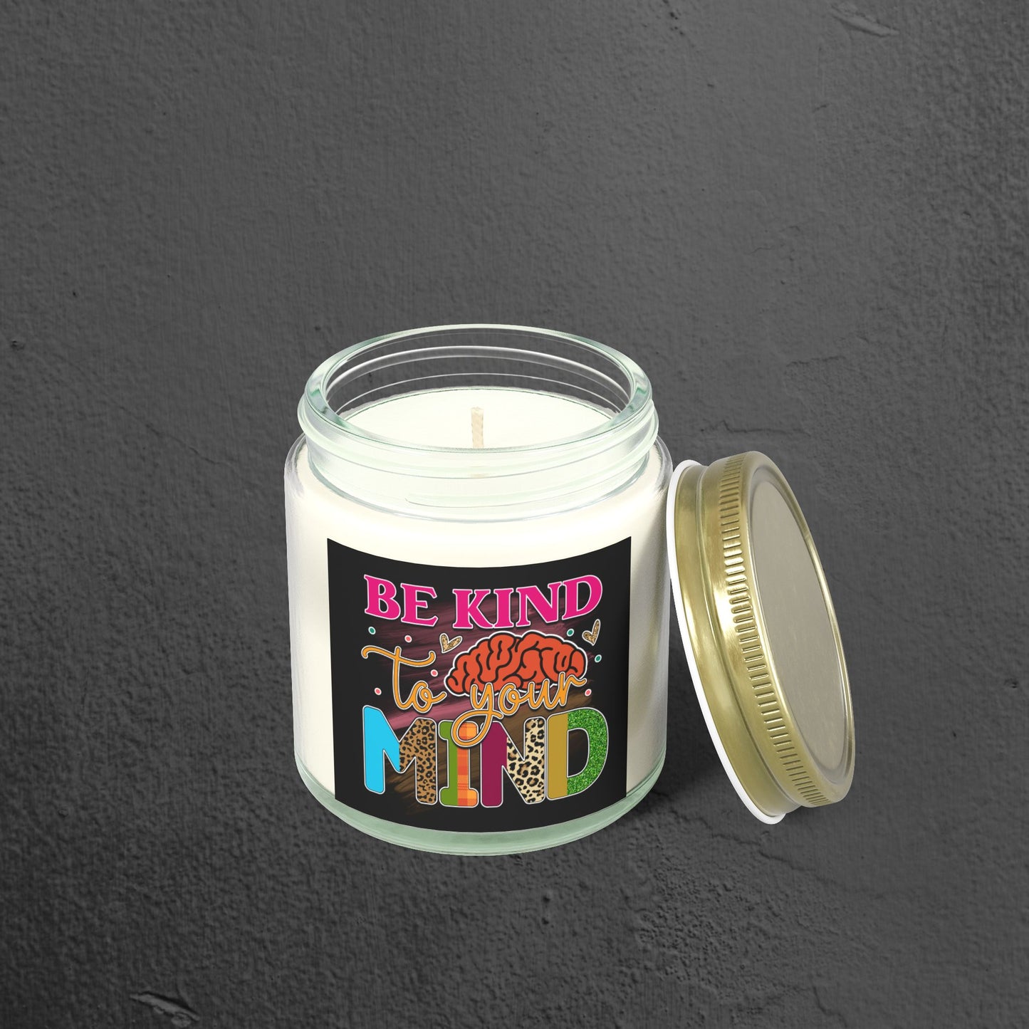 Inspirational Self-Love Message Candle 4oz - Mental Health Wear TN