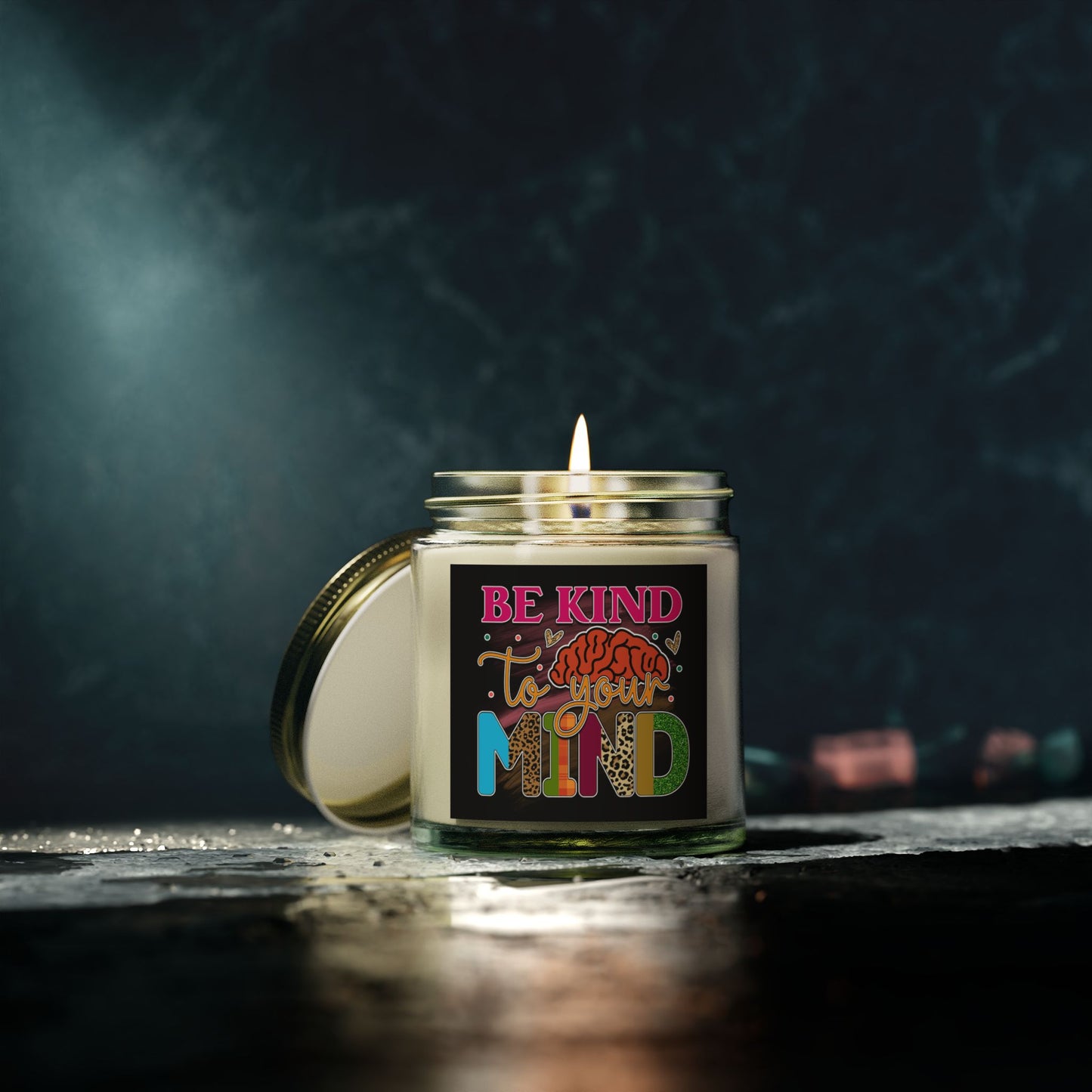 Inspirational Self-Love Message Candle 4oz - Mental Health Wear TN