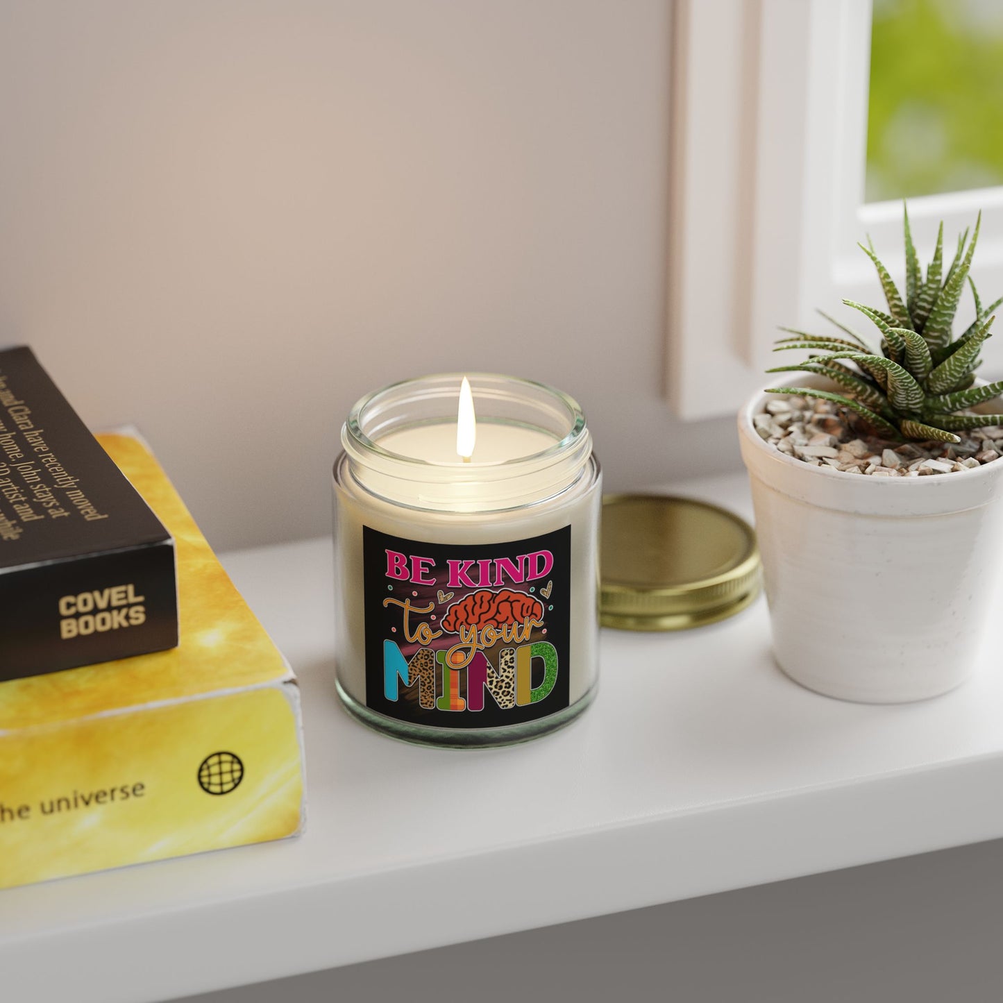 Inspirational Self-Love Message Candle 4oz - Mental Health Wear TN