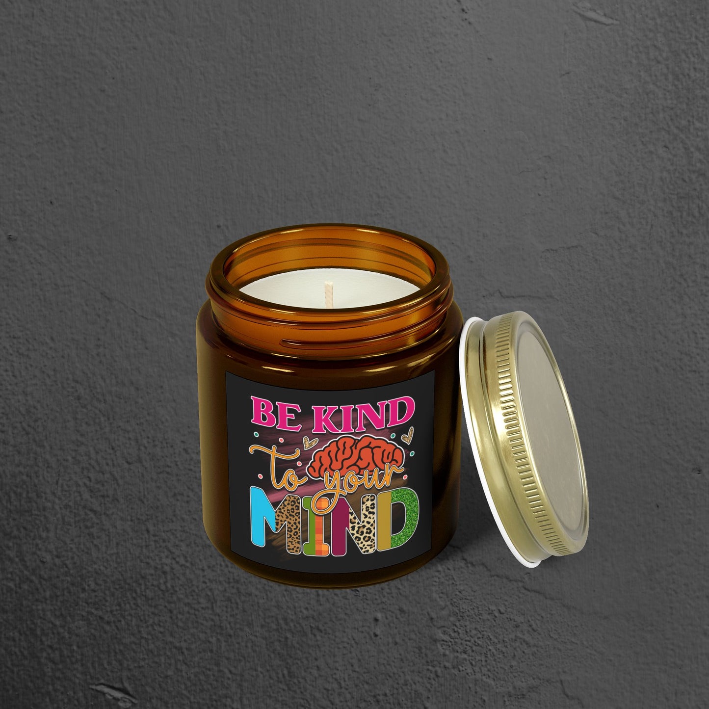 Inspirational Self-Love Message Candle 4oz - Mental Health Wear TN