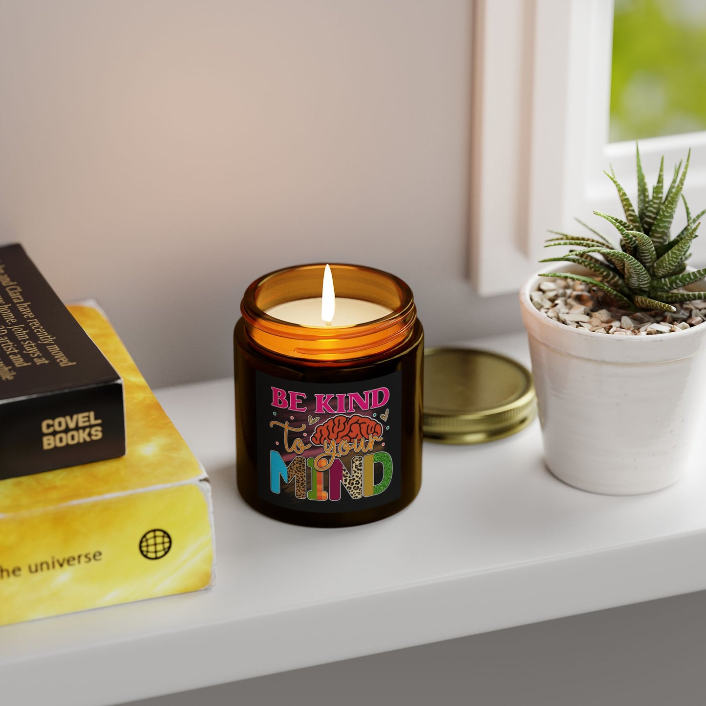 Inspirational Self-Love Message Candle 4oz - Mental Health Wear TN