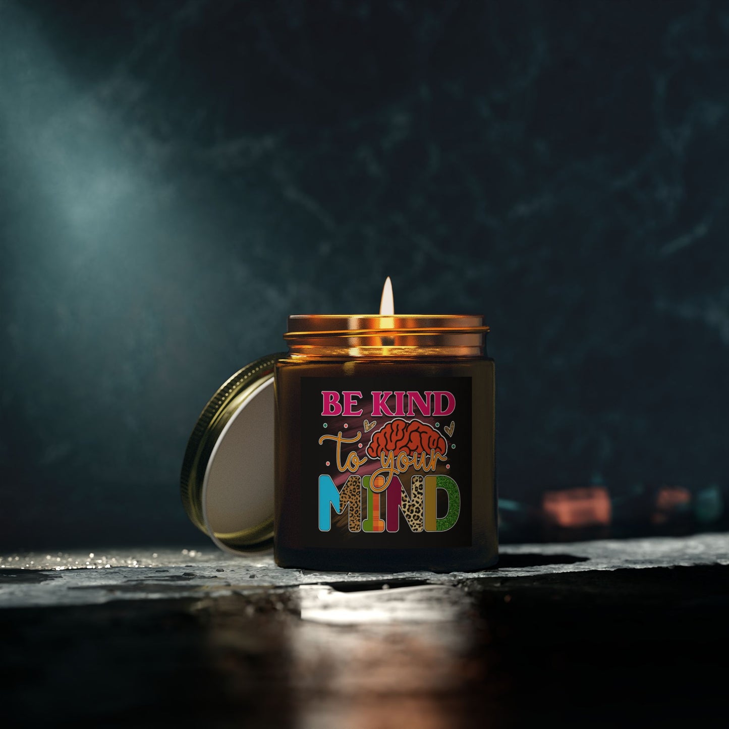 Inspirational Self-Love Message Candle 4oz - Mental Health Wear TN