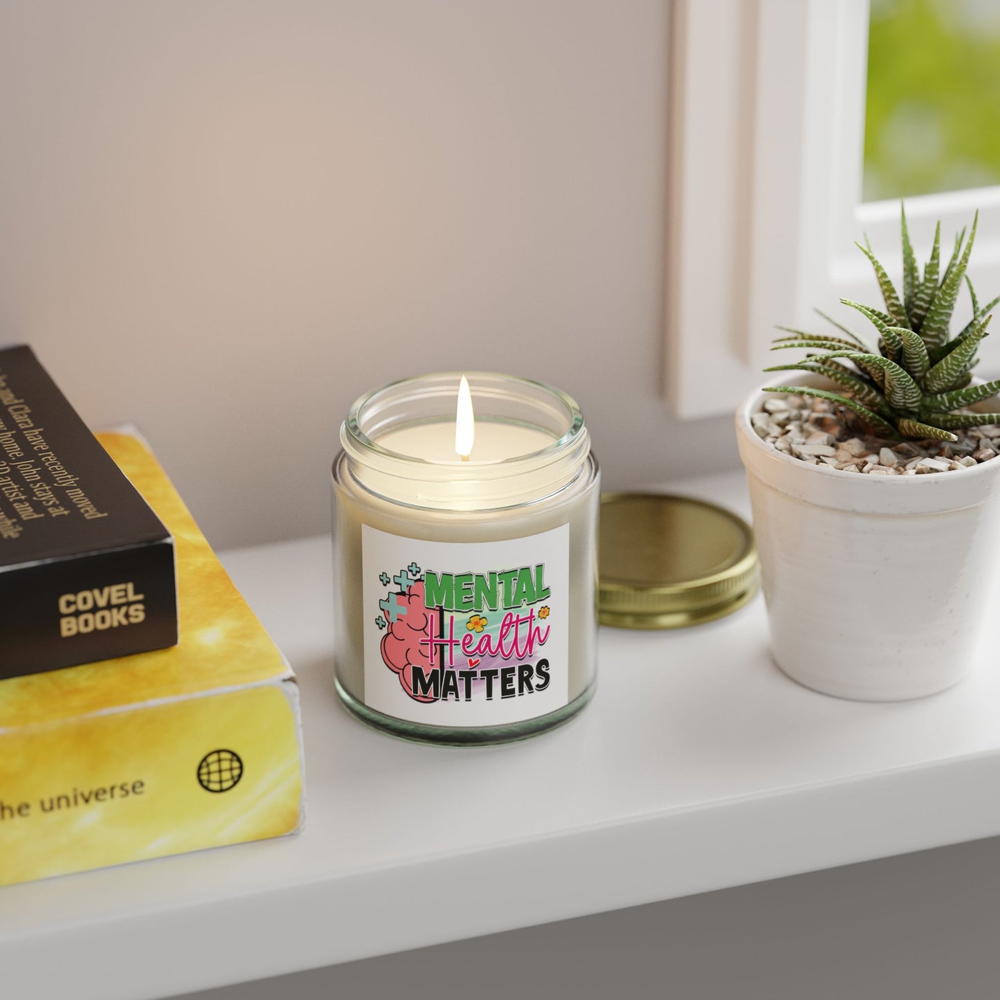 Inspirational Self-Love Message Candle 4oz - Mental Health Wear TN
