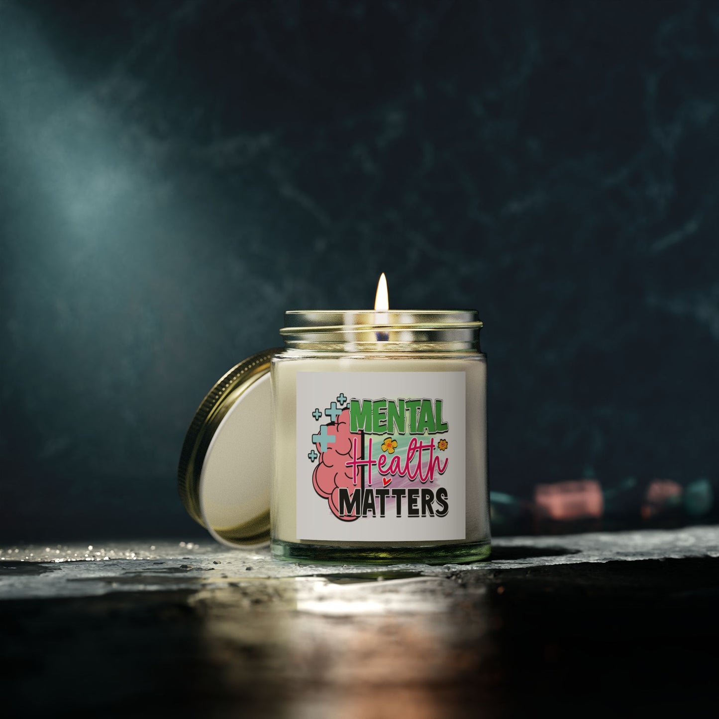 Inspirational Self-Love Message Candle 4oz - Mental Health Wear TN