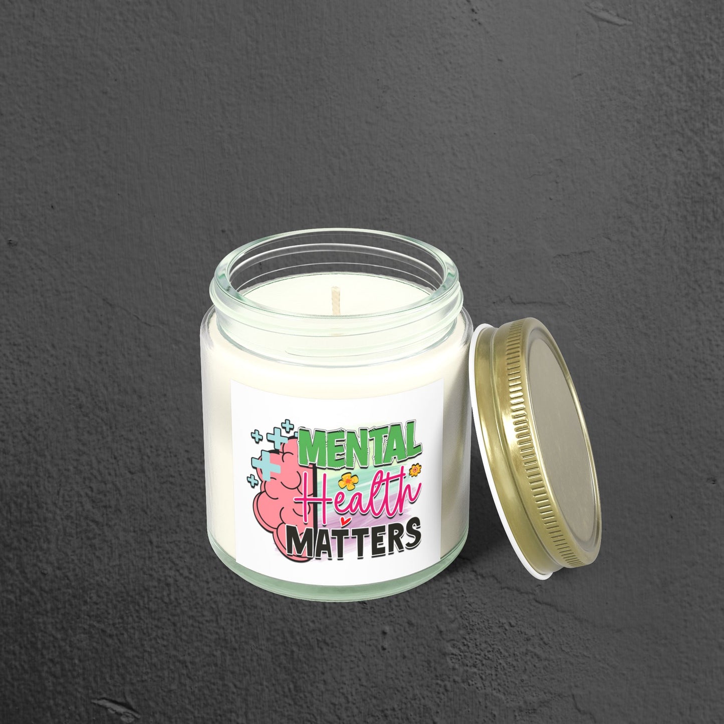 Inspirational Self-Love Message Candle 4oz - Mental Health Wear TN