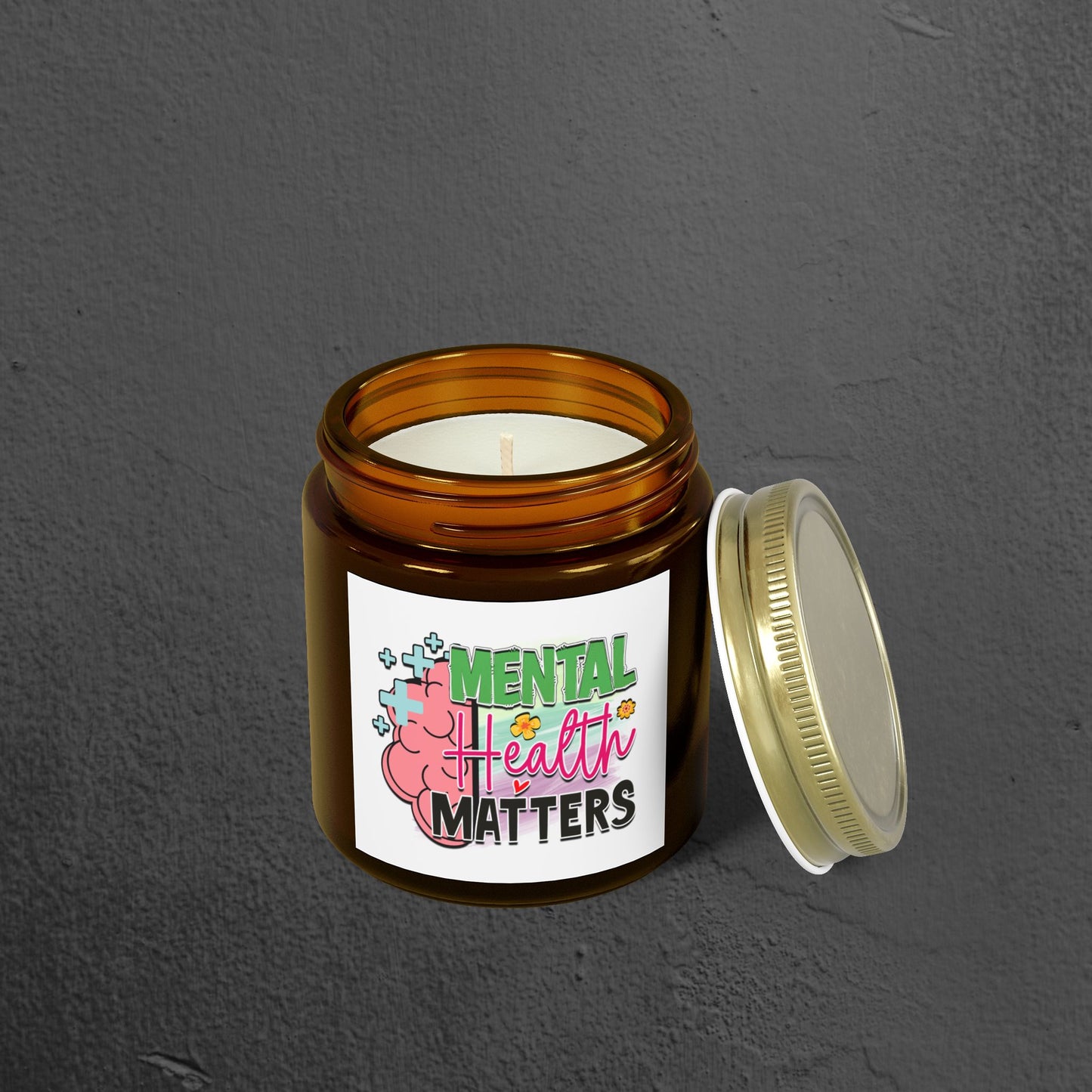 Inspirational Self-Love Message Candle 4oz - Mental Health Wear TN