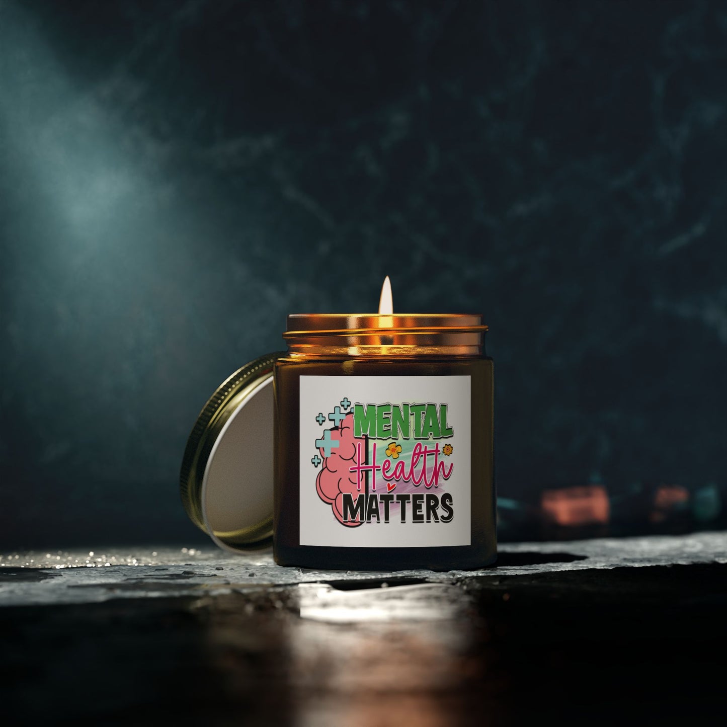Inspirational Self-Love Message Candle 4oz - Mental Health Wear TN