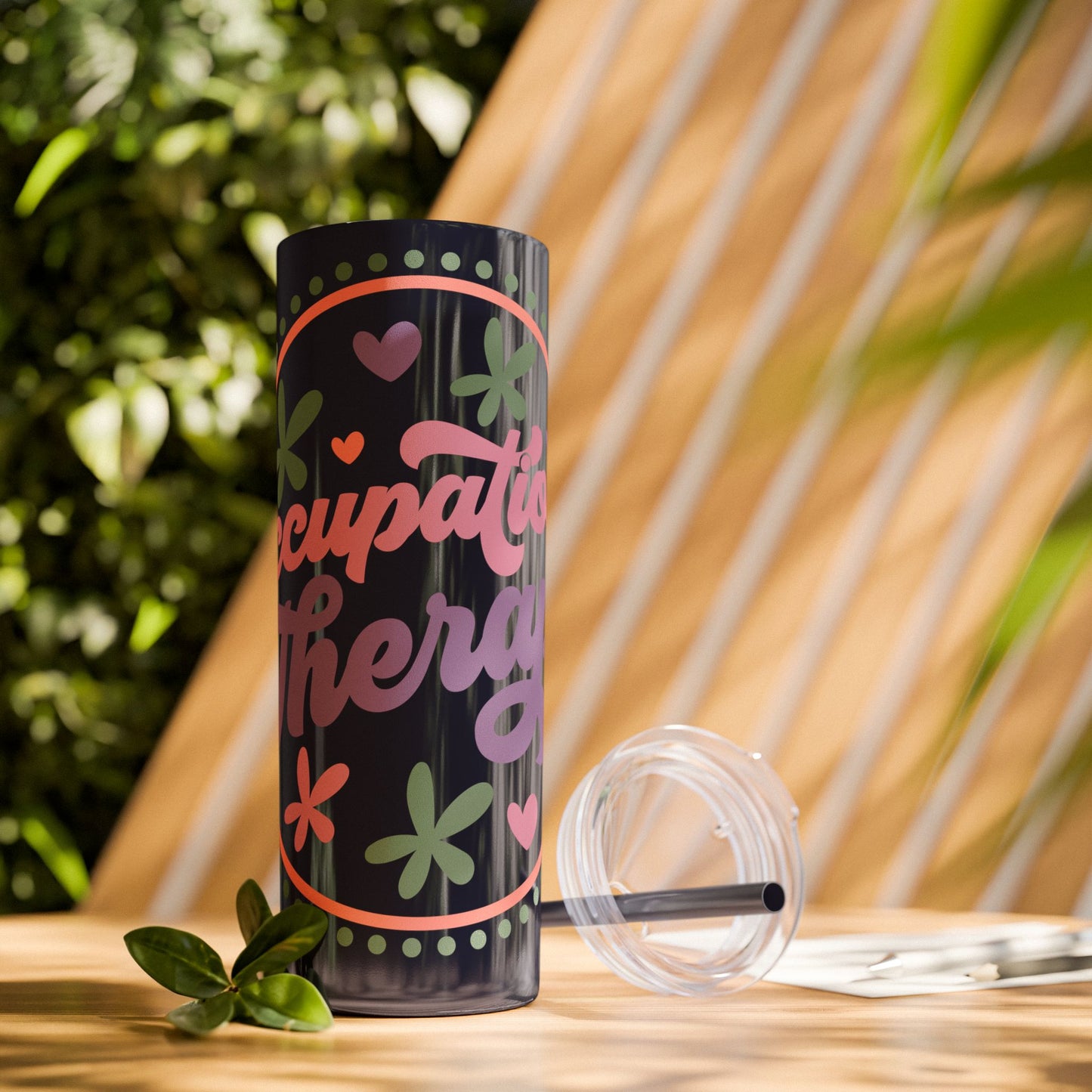 Glitter Occupational Therapist Tumbler 20oz with straw - Mental Health Wear TN