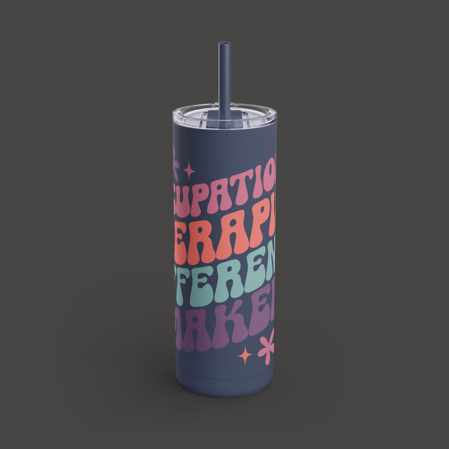 Tumbler - Occupational Therapist Difference Maker 20oz Tumbler with Straw - Mental Health Wear TN