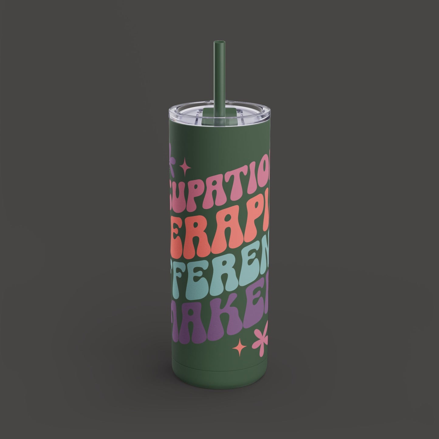 Tumbler - Occupational Therapist Difference Maker 20oz Tumbler with Straw - Mental Health Wear TN