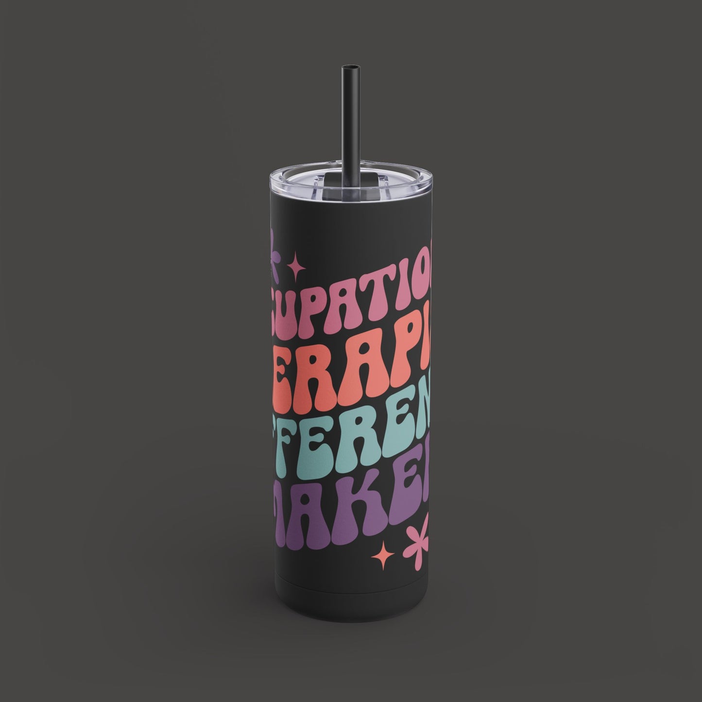 Tumbler - Occupational Therapist Difference Maker 20oz Tumbler with Straw - Mental Health Wear TN