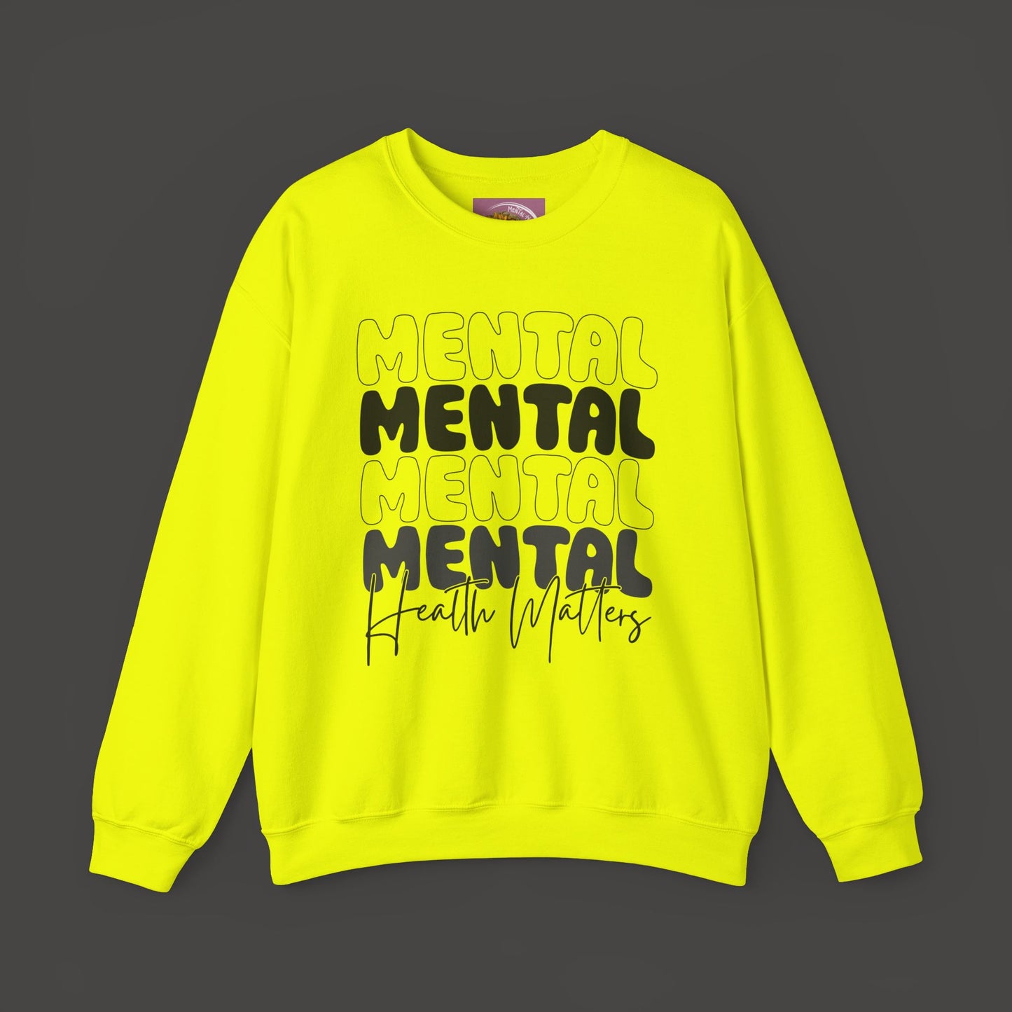 Mental Health Matters Crewneck Sweatshirt - Mental Health Wear TN
