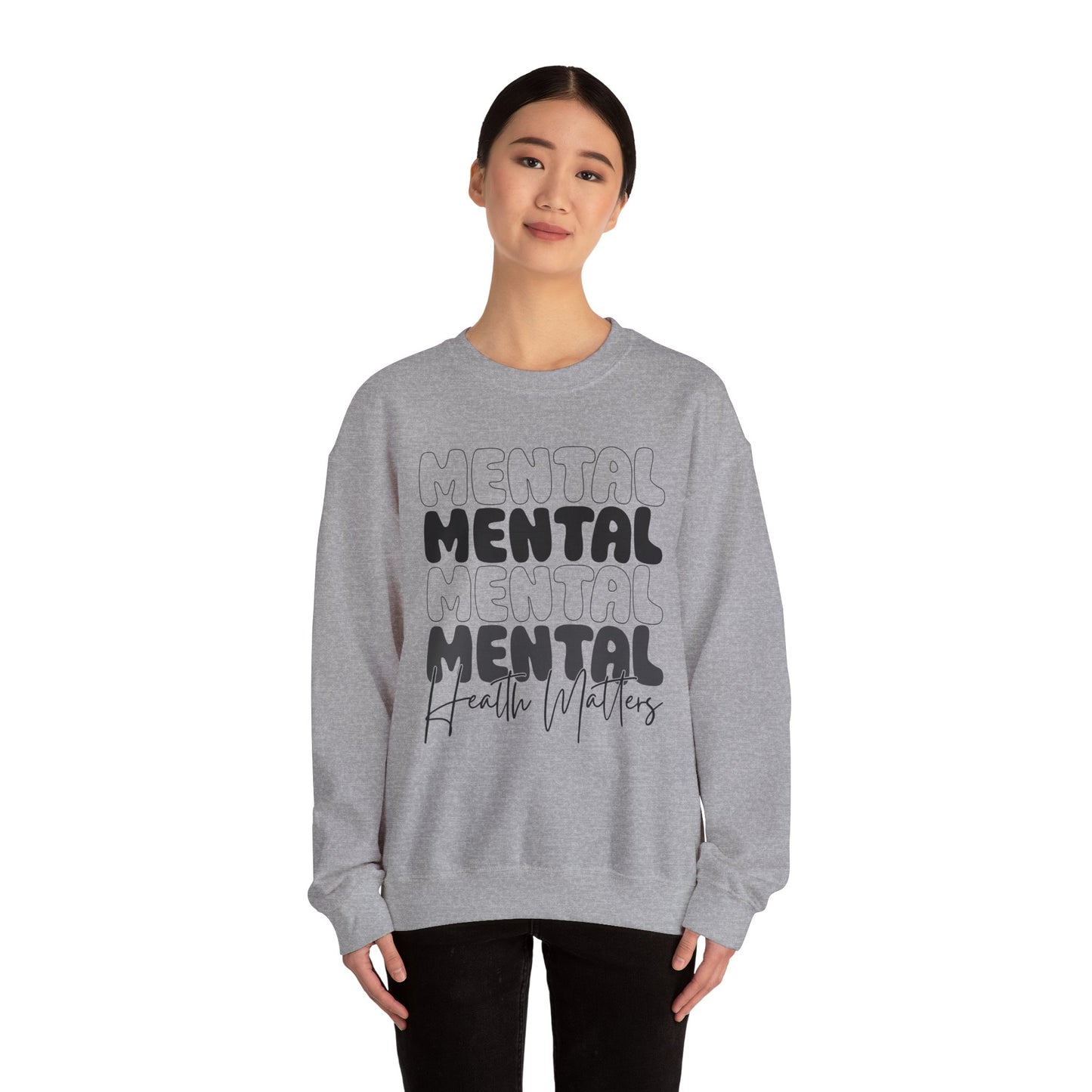 Mental Health Matters Crewneck Sweatshirt - Mental Health Wear TN
