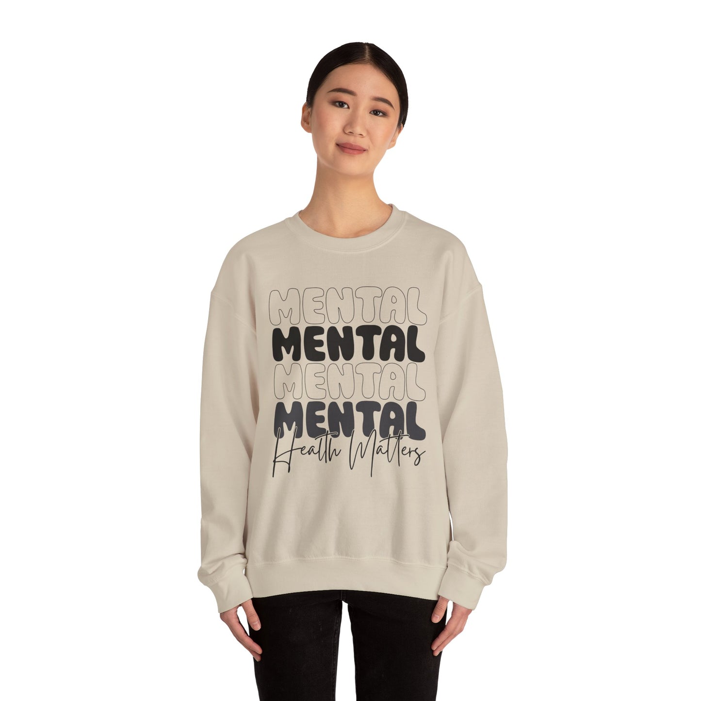 Mental Health Matters Crewneck Sweatshirt - Mental Health Wear TN