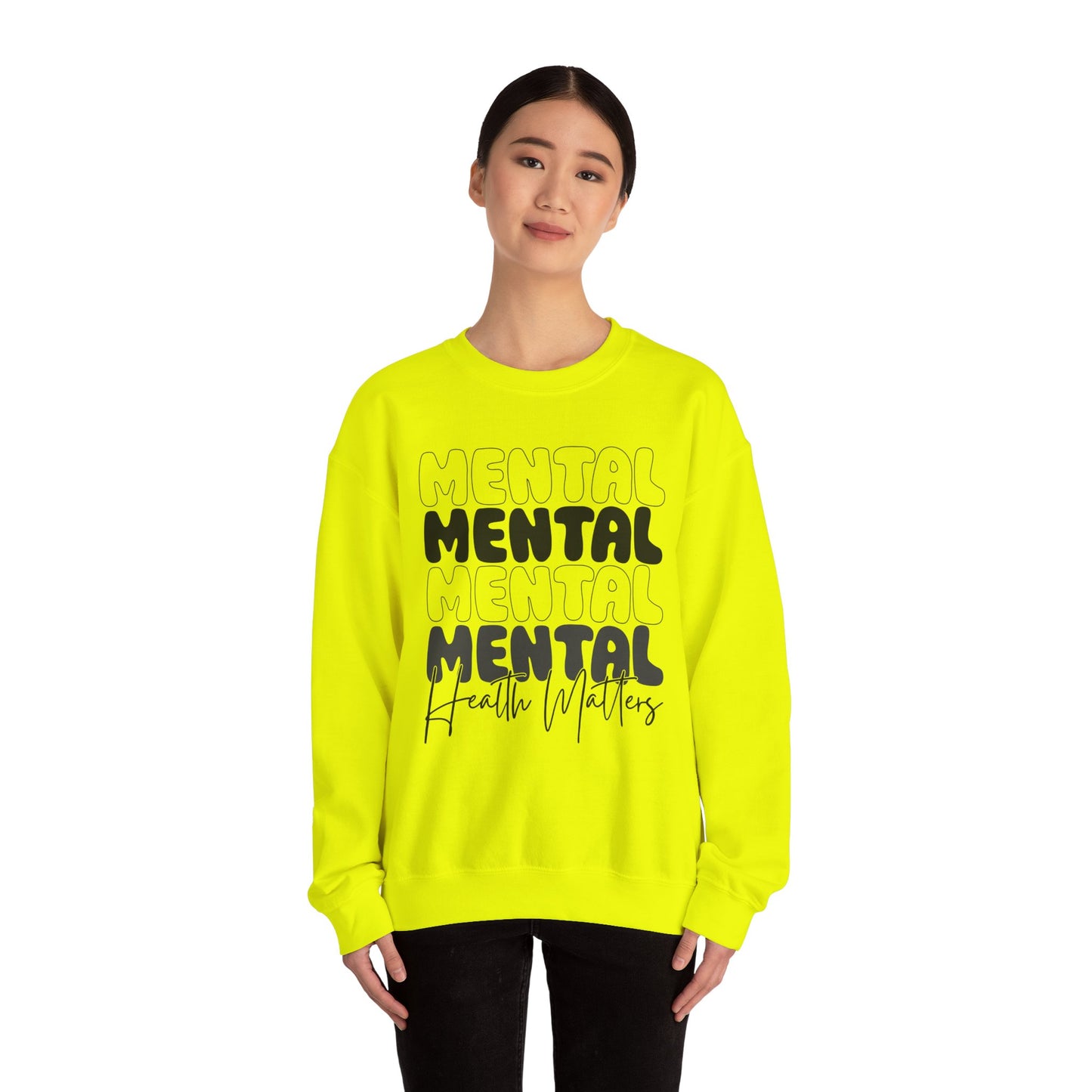 Mental Health Matters Crewneck Sweatshirt - Mental Health Wear TN