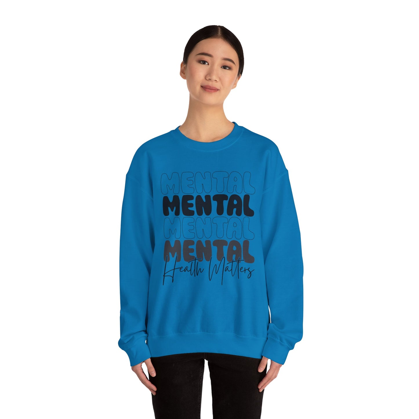 Mental Health Matters Crewneck Sweatshirt - Mental Health Wear TN