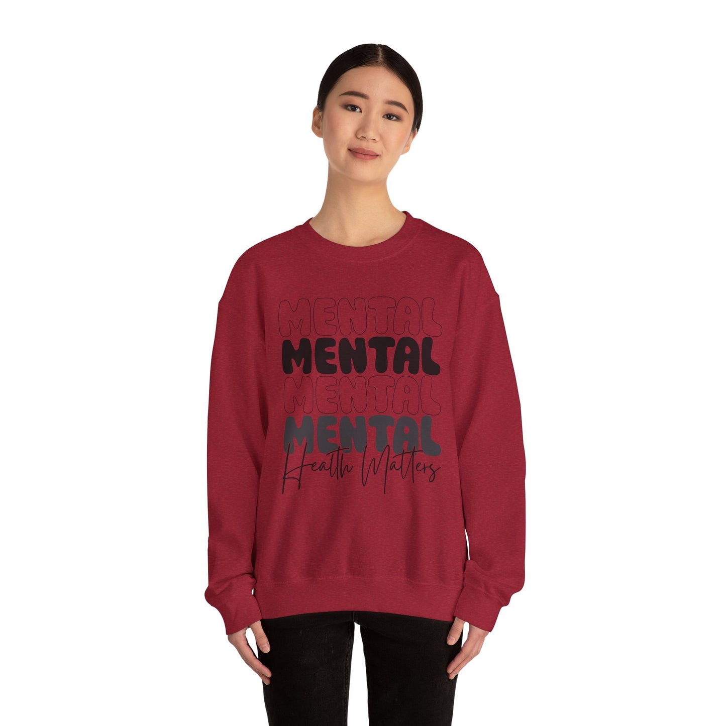 Mental Health Matters Crewneck Sweatshirt - Mental Health Wear TN