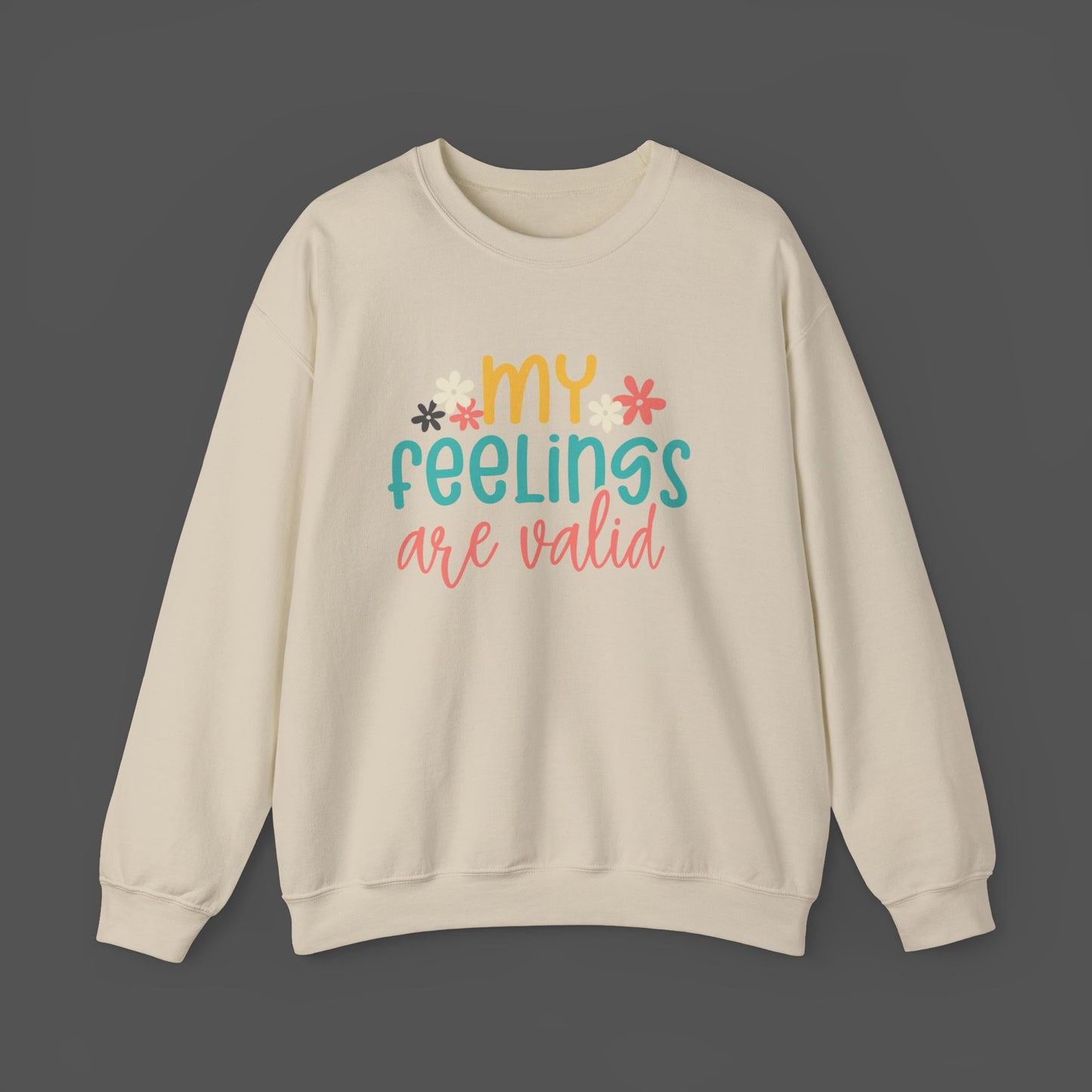 Retro Flower Mental Health Awareness Sweatshirt - Mental Health Wear TN