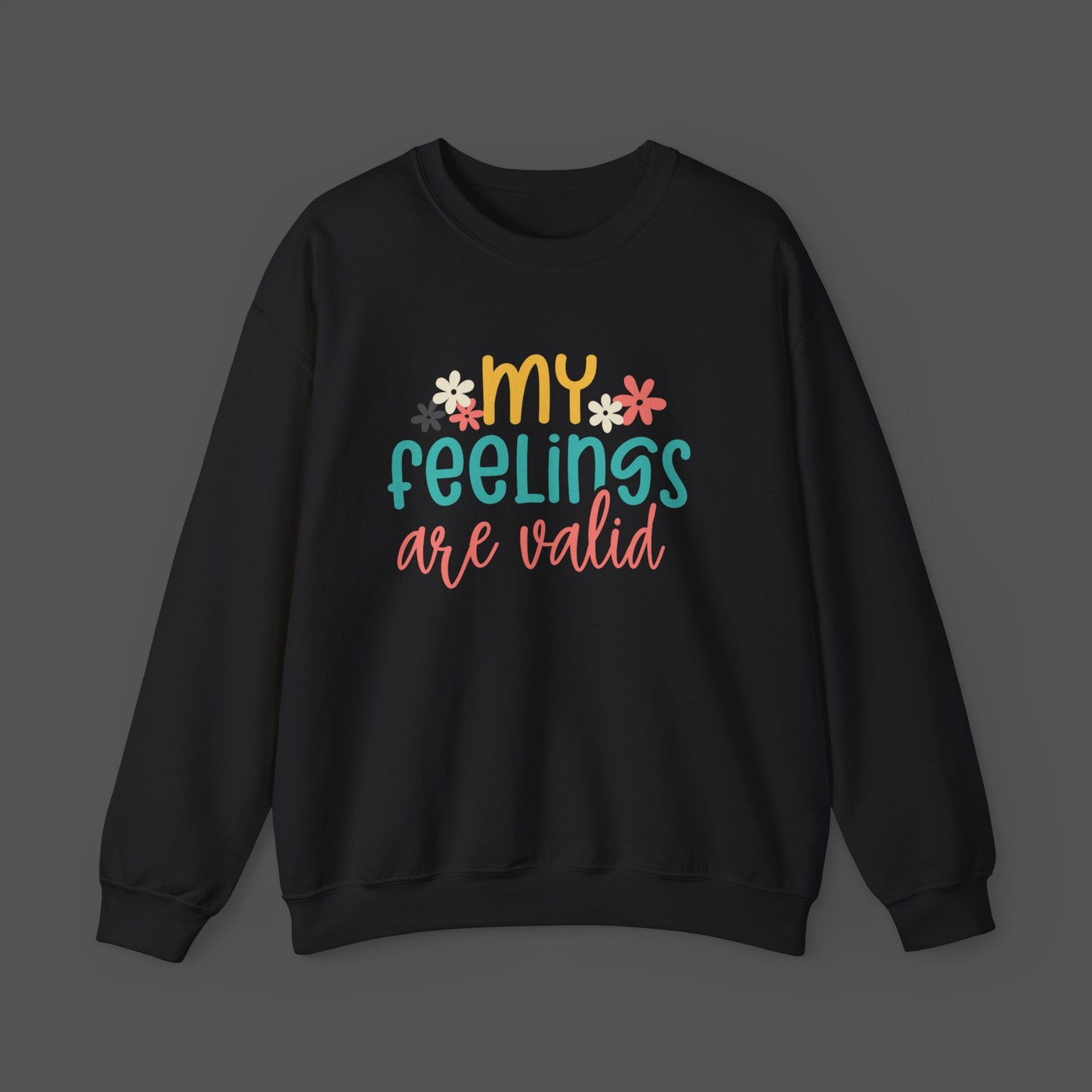 Retro Flower Mental Health Awareness Sweatshirt - Mental Health Wear TN