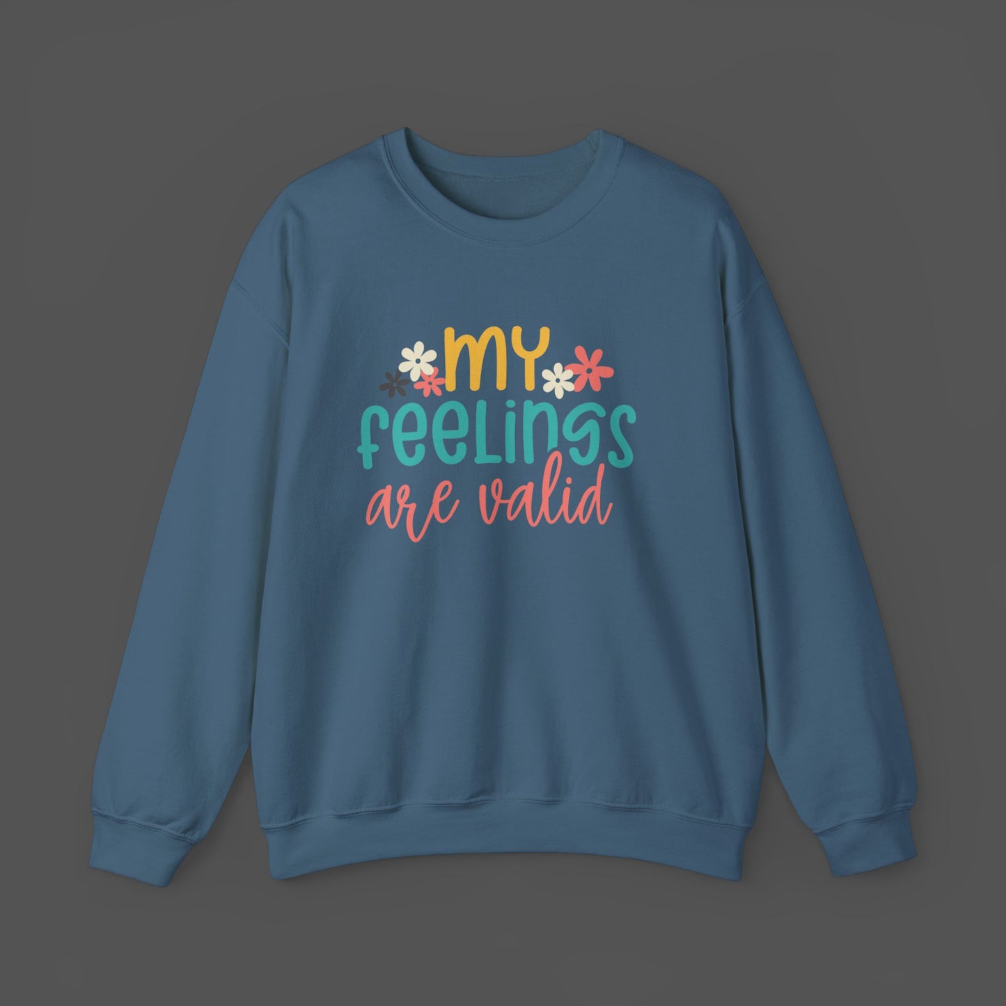 Retro Flower Mental Health Awareness Sweatshirt - Mental Health Wear TN