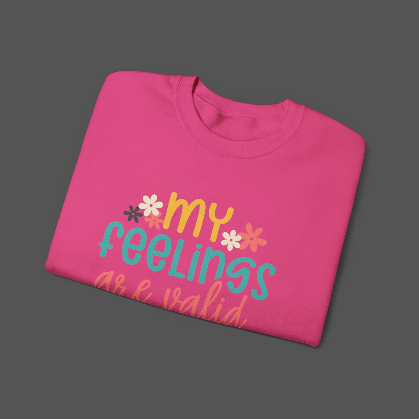 Retro Flower Mental Health Awareness Sweatshirt - Mental Health Wear TN
