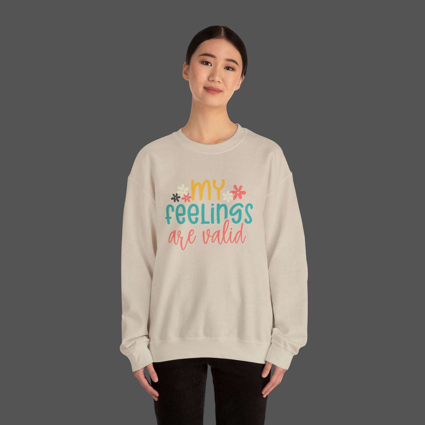Retro Flower Mental Health Awareness Sweatshirt - Mental Health Wear TN