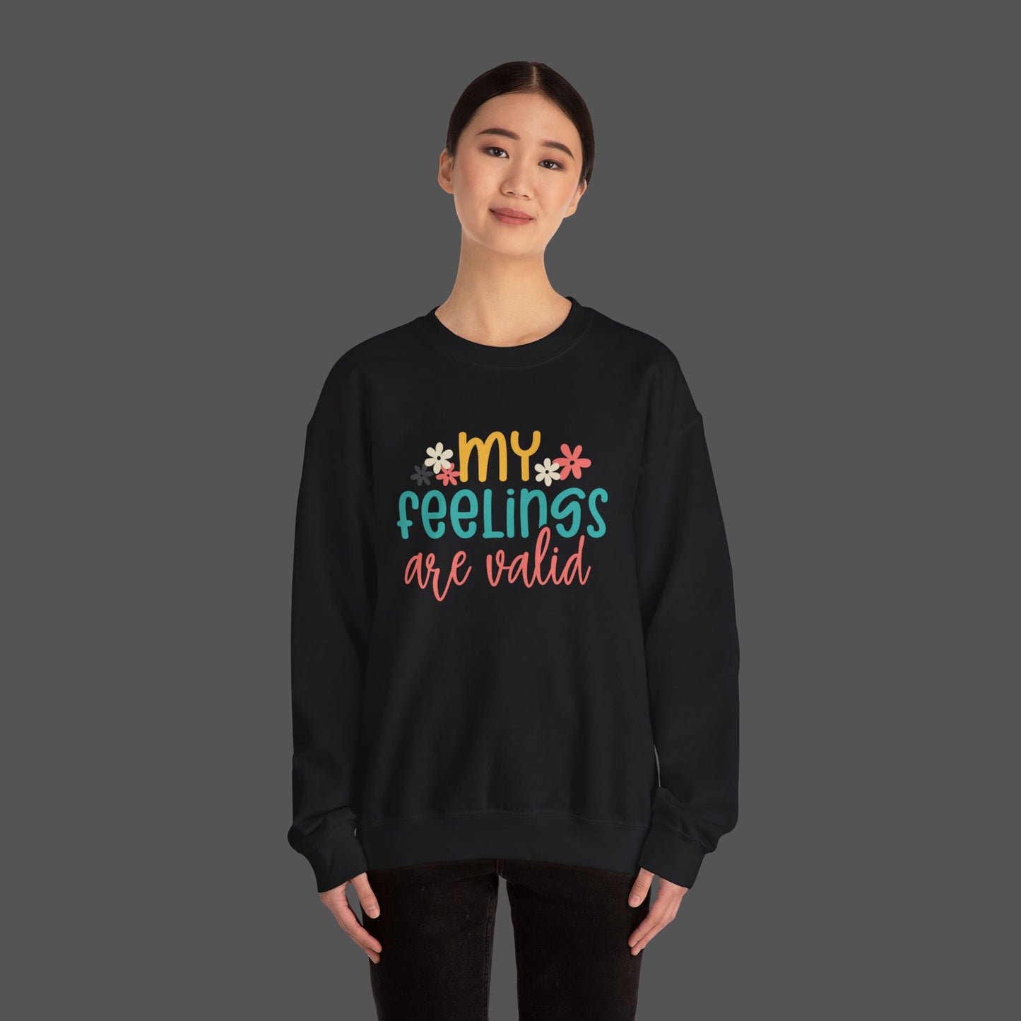 Retro Flower Mental Health Awareness Sweatshirt - Mental Health Wear TN