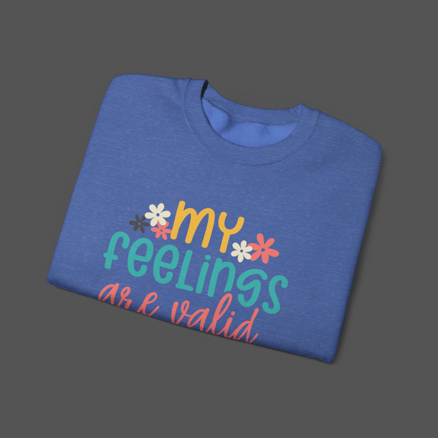 Retro Flower Mental Health Awareness Sweatshirt - Mental Health Wear TN