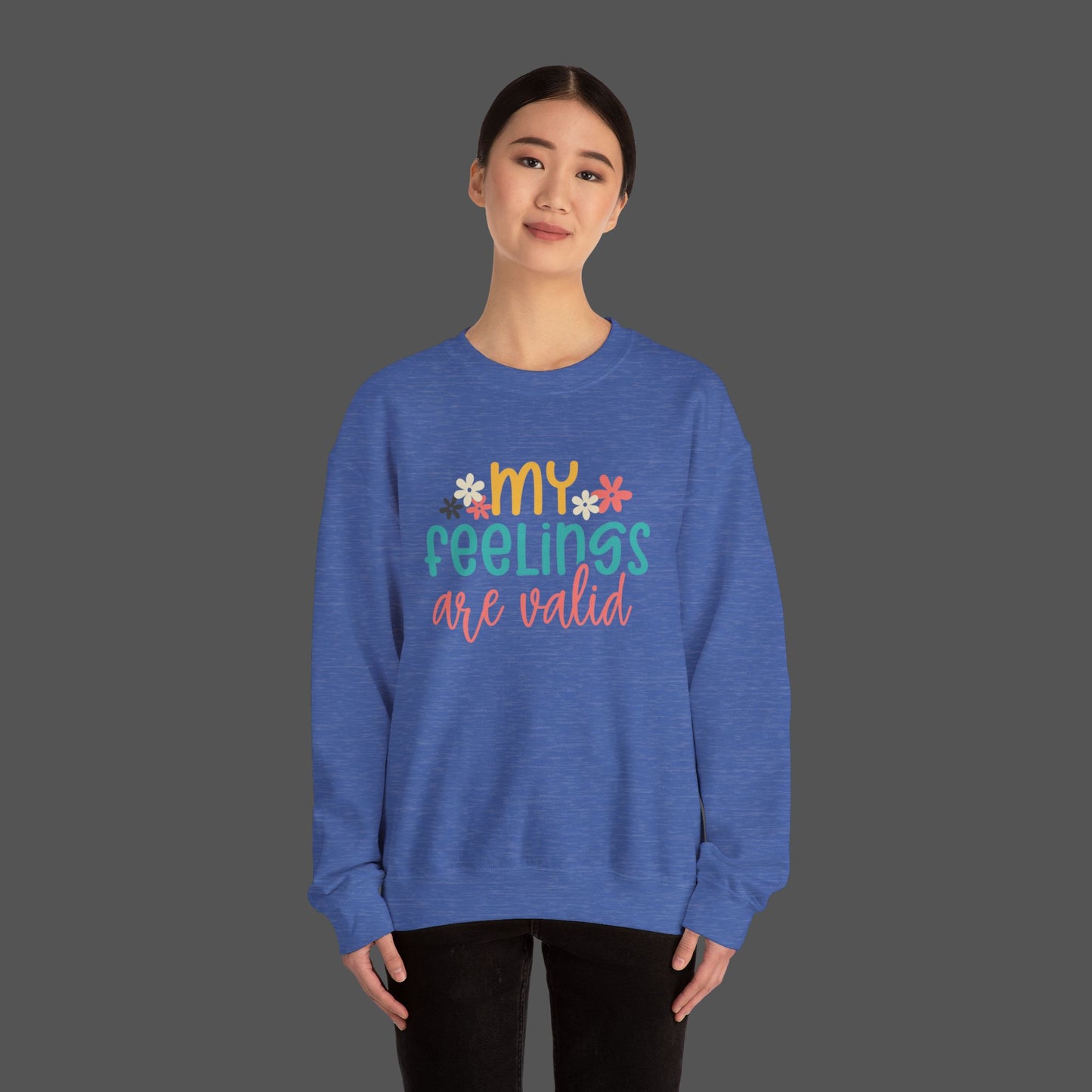 Retro Flower Mental Health Awareness Sweatshirt - Mental Health Wear TN