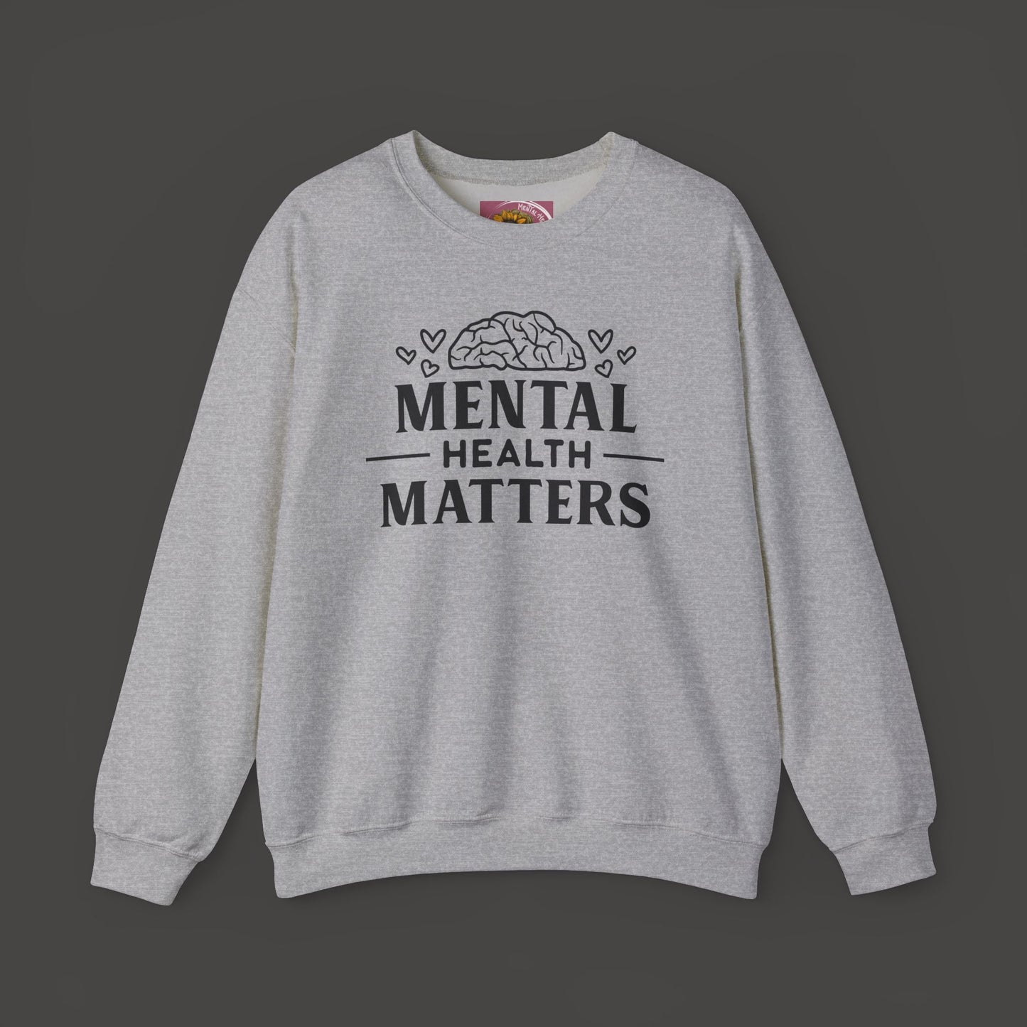 Mental Health Matters- Unisex Crewneck Sweatshirt - Mental Health Wear TN
