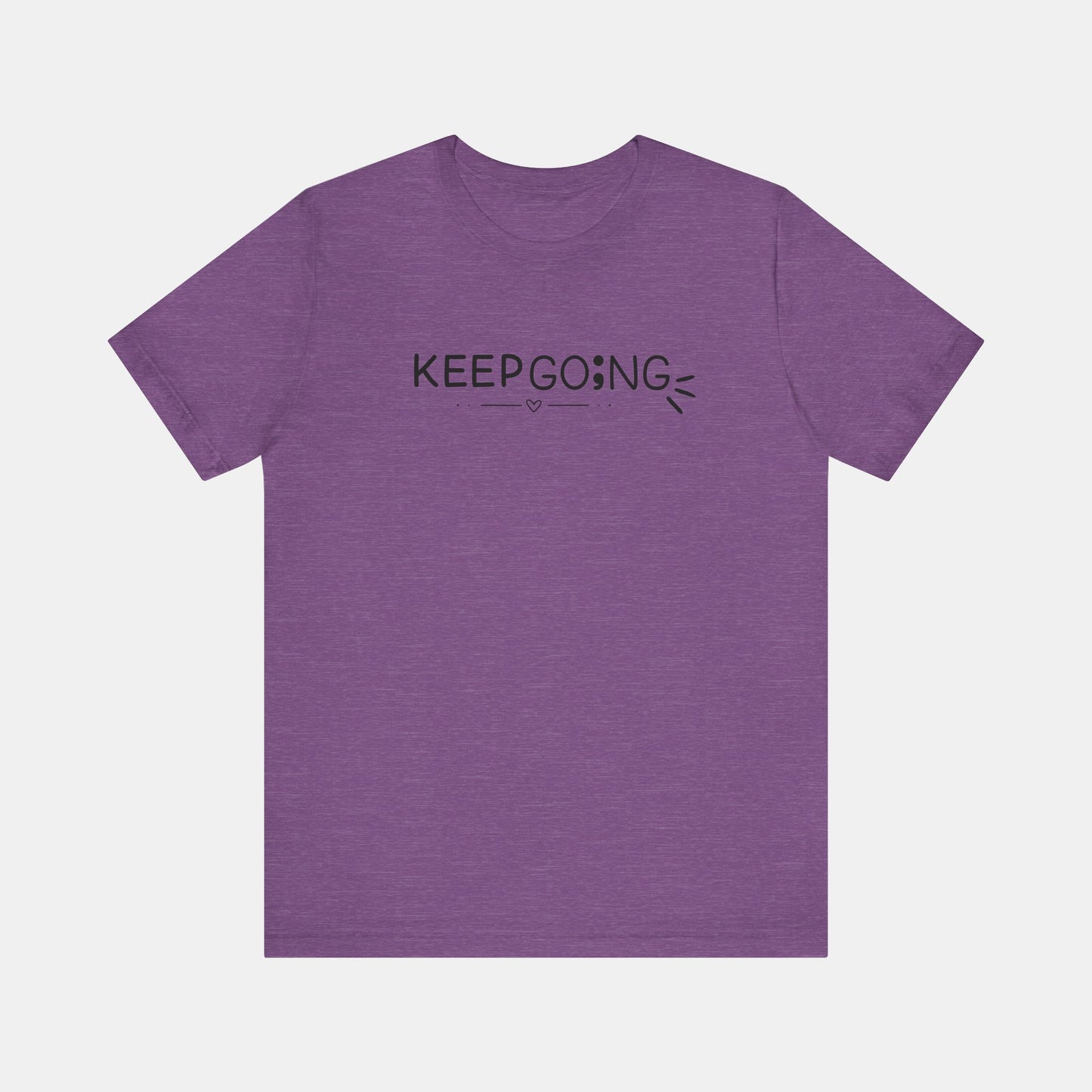 100 Reasons To Stay Alive -Keep Going;-Suicide Awareness Prevention-Unisex Short Sleeve T-Shirt - Mental Health Wear TN