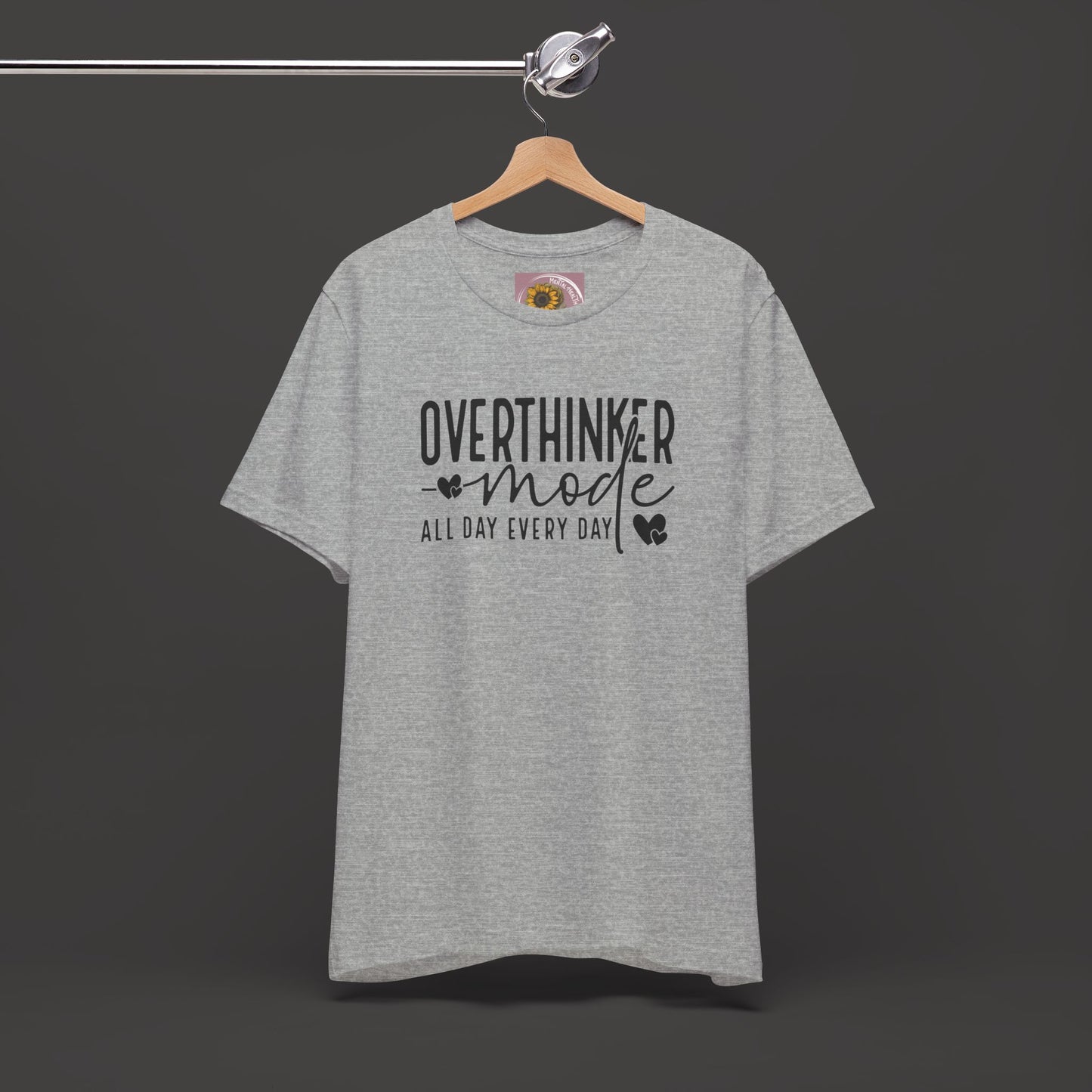 Over Thinker Mode -Mental Health Awareness Short Sleeve Tee - Mental Health Wear TN