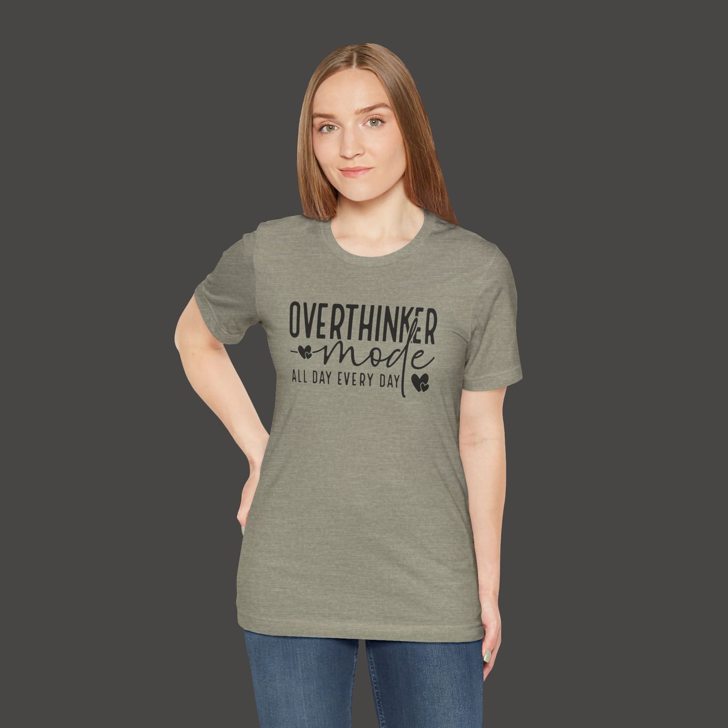 Over Thinker Mode -Mental Health Awareness Short Sleeve Tee - Mental Health Wear TN