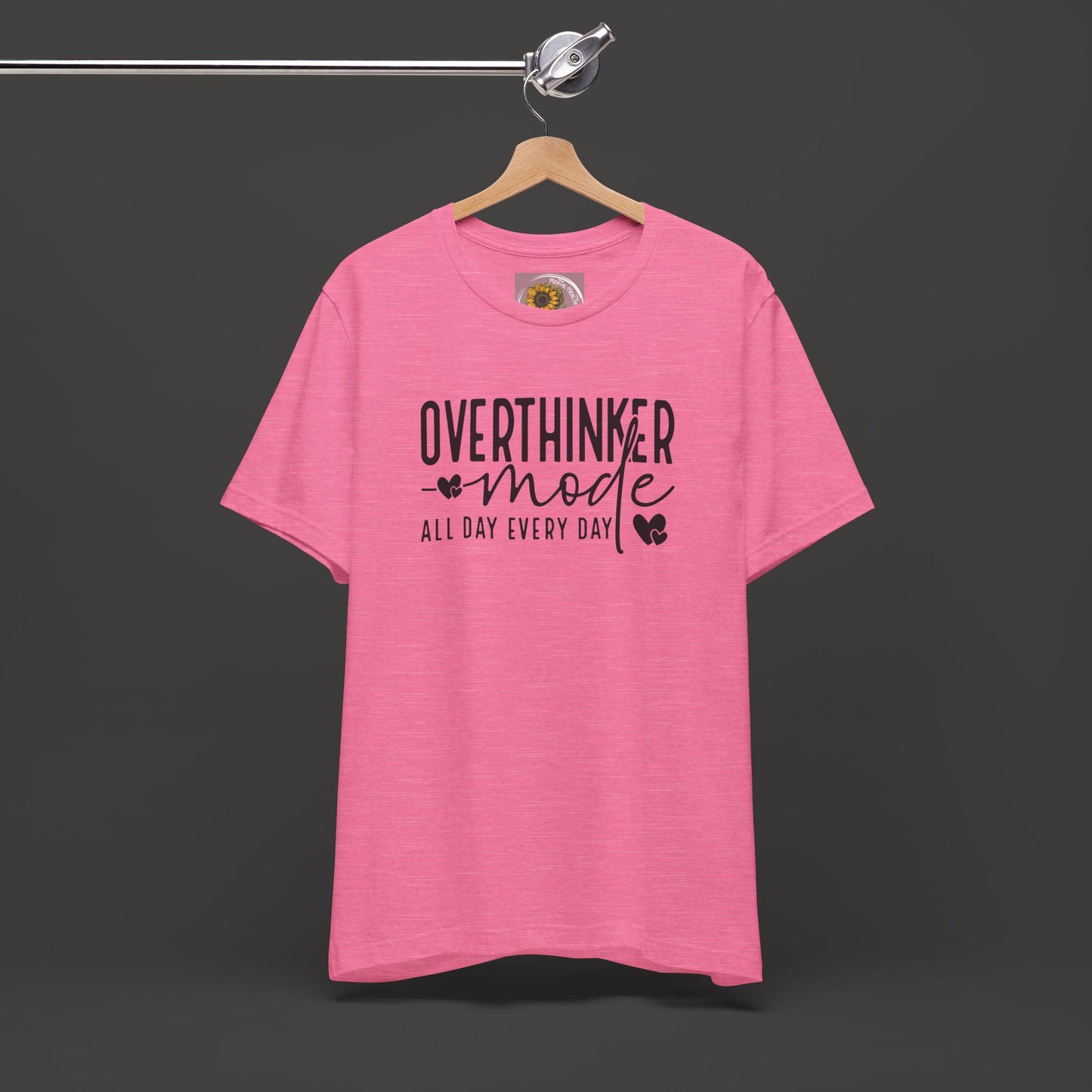Over Thinker Mode -Mental Health Awareness Short Sleeve Tee - Mental Health Wear TN