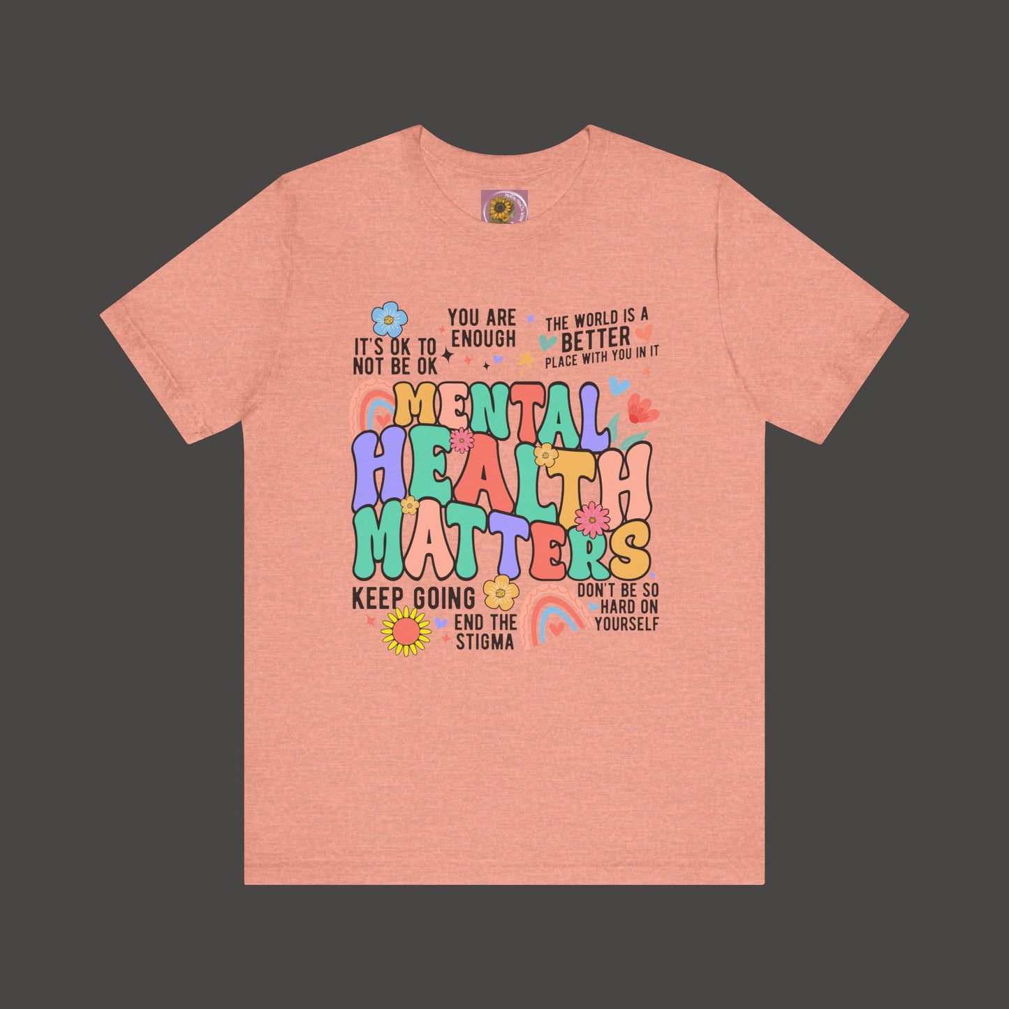 Retro Mental Health Matters Tee - Mental Health Wear TN