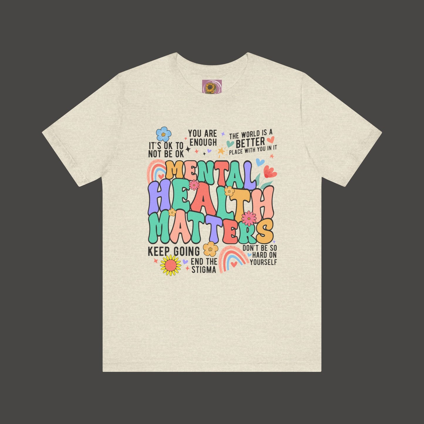 Retro Mental Health Matters Tee - Mental Health Wear TN