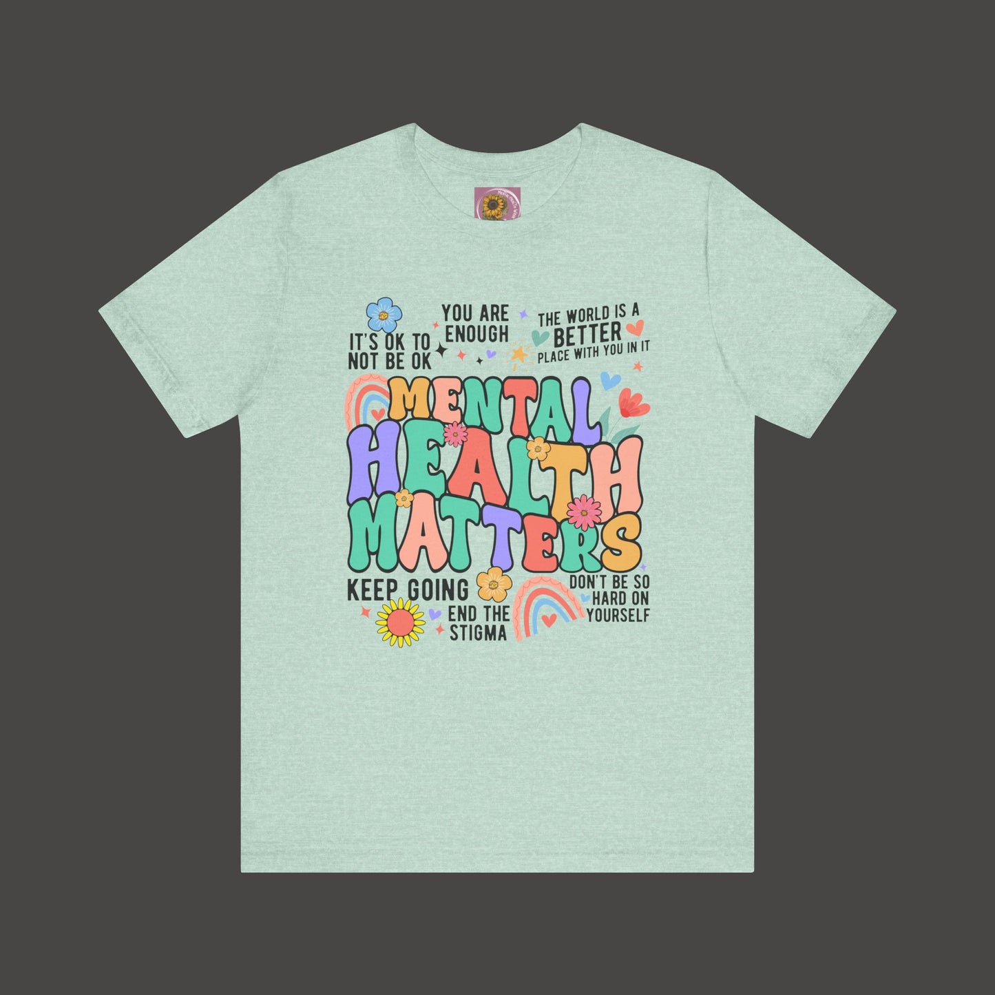 Retro Mental Health Matters Tee - Mental Health Wear TN